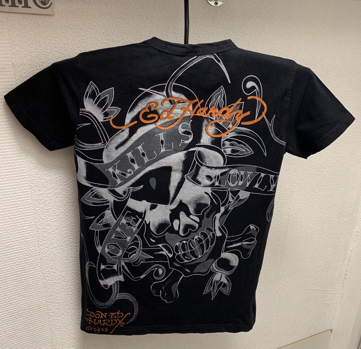 Ed Hardy Ed Hardy black t-shirt fullprint S sz Size US S / EU 44-46 / 1 - 5 Thumbnail