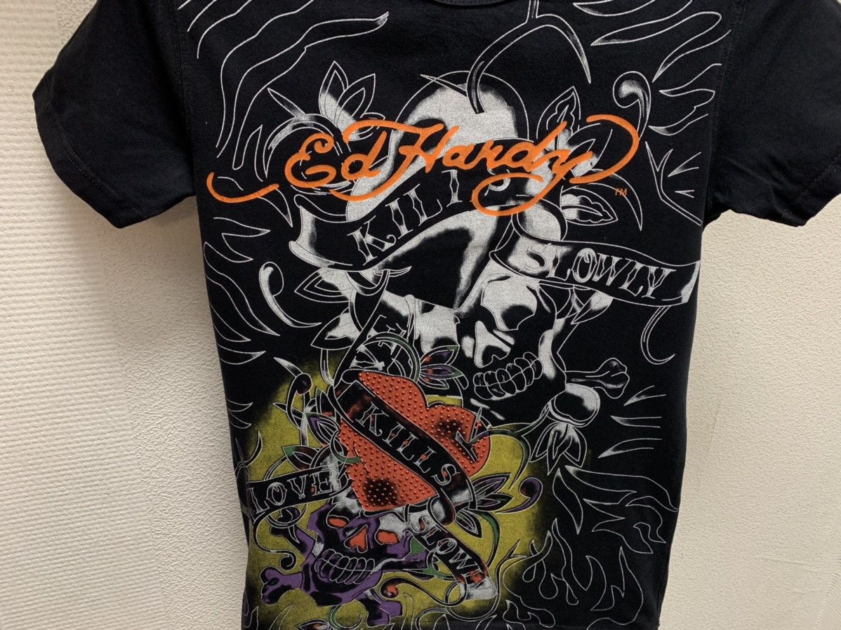 Ed Hardy Ed Hardy black t-shirt fullprint S sz Size US S / EU 44-46 / 1 - 2 Thumbnail