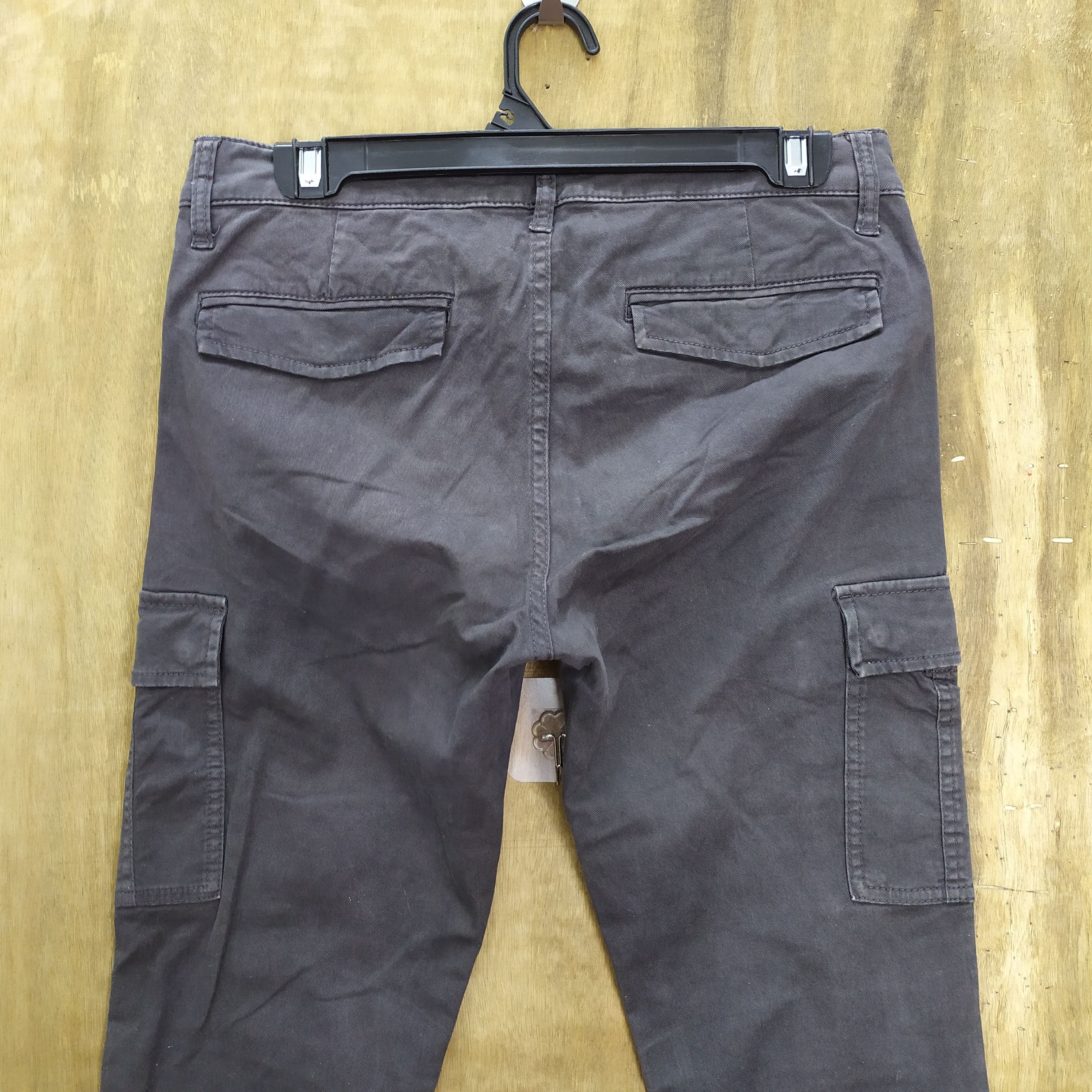 Japanese Brand JAPANESE BRAND SKINNY CARGO PANTS FADED BLACK Size US 28 / EU 44 - 10 Thumbnail