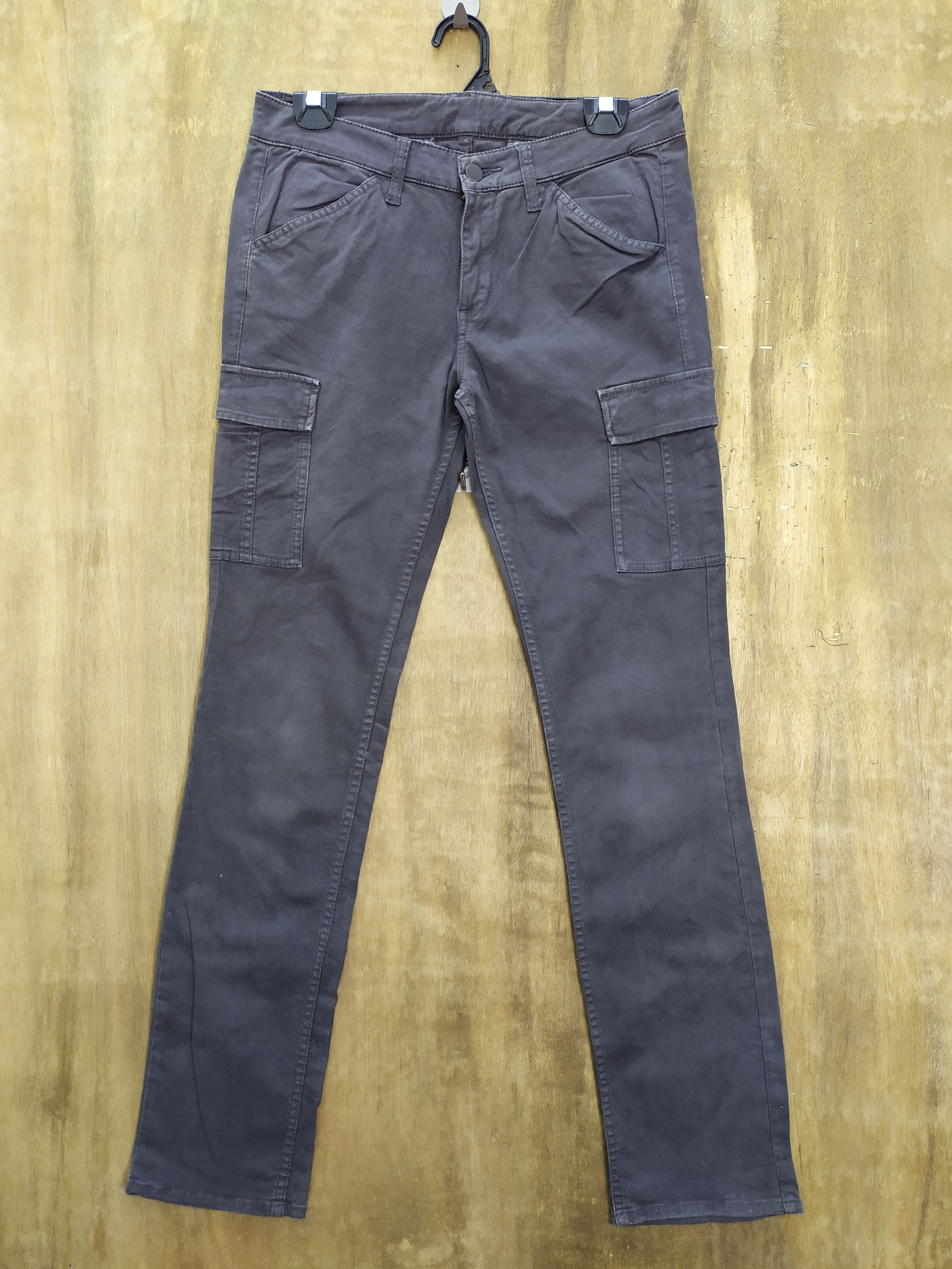 Japanese Brand JAPANESE BRAND SKINNY CARGO PANTS FADED BLACK Size US 28 / EU 44 - 1 Thumbnail