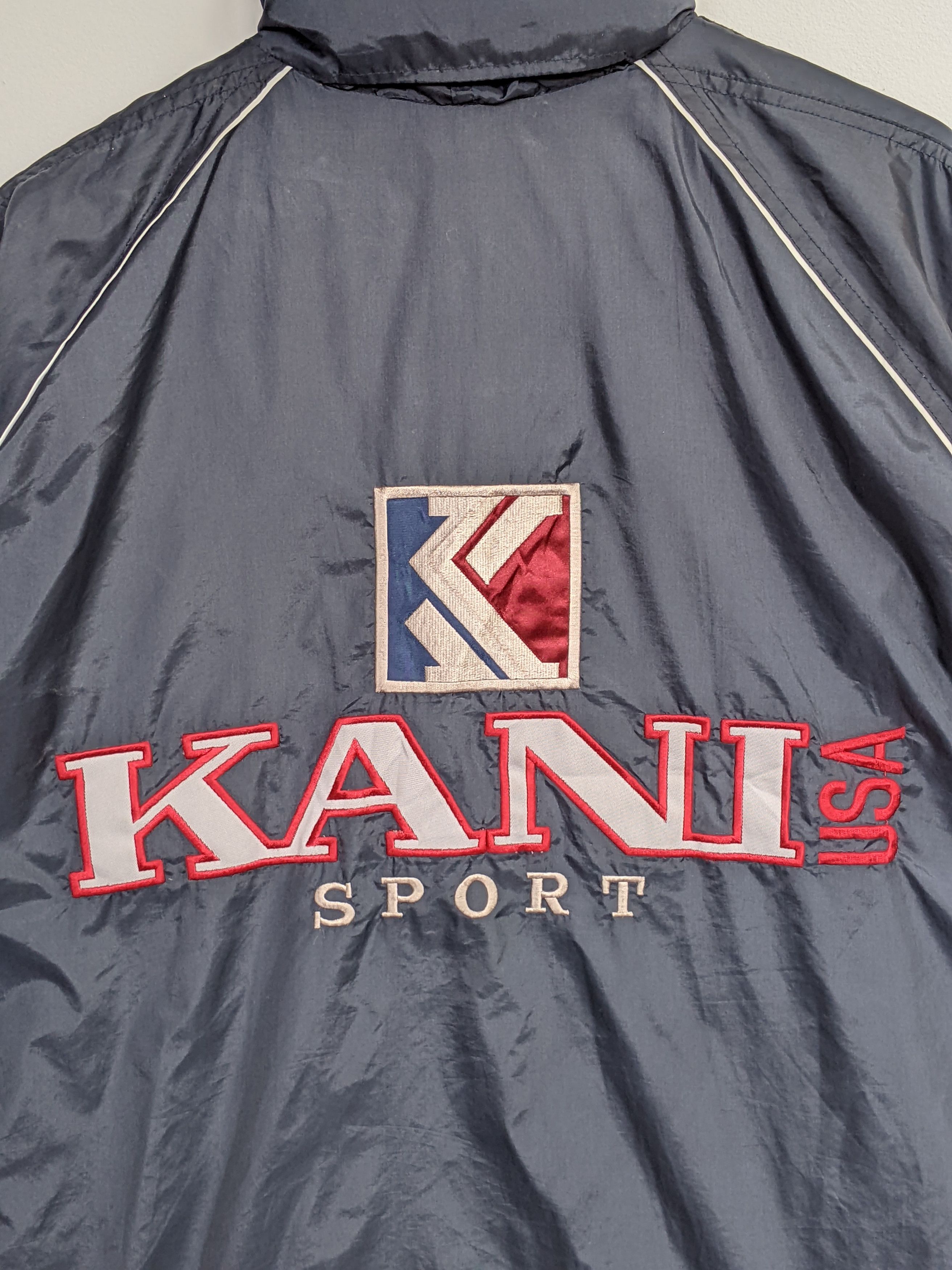 Karl Kani Vintage 90s Kani Jeans Windbreaker Jacket Size US L / EU 52-54 / 3 - 7 Thumbnail