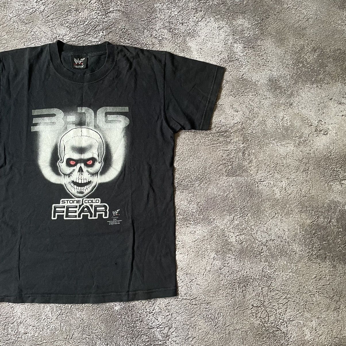 Vintage Vintage Y2K Sun Faded Graphic Tee Skeleton Face Grunge S Size US S / EU 44-46 / 1 - 3 Thumbnail