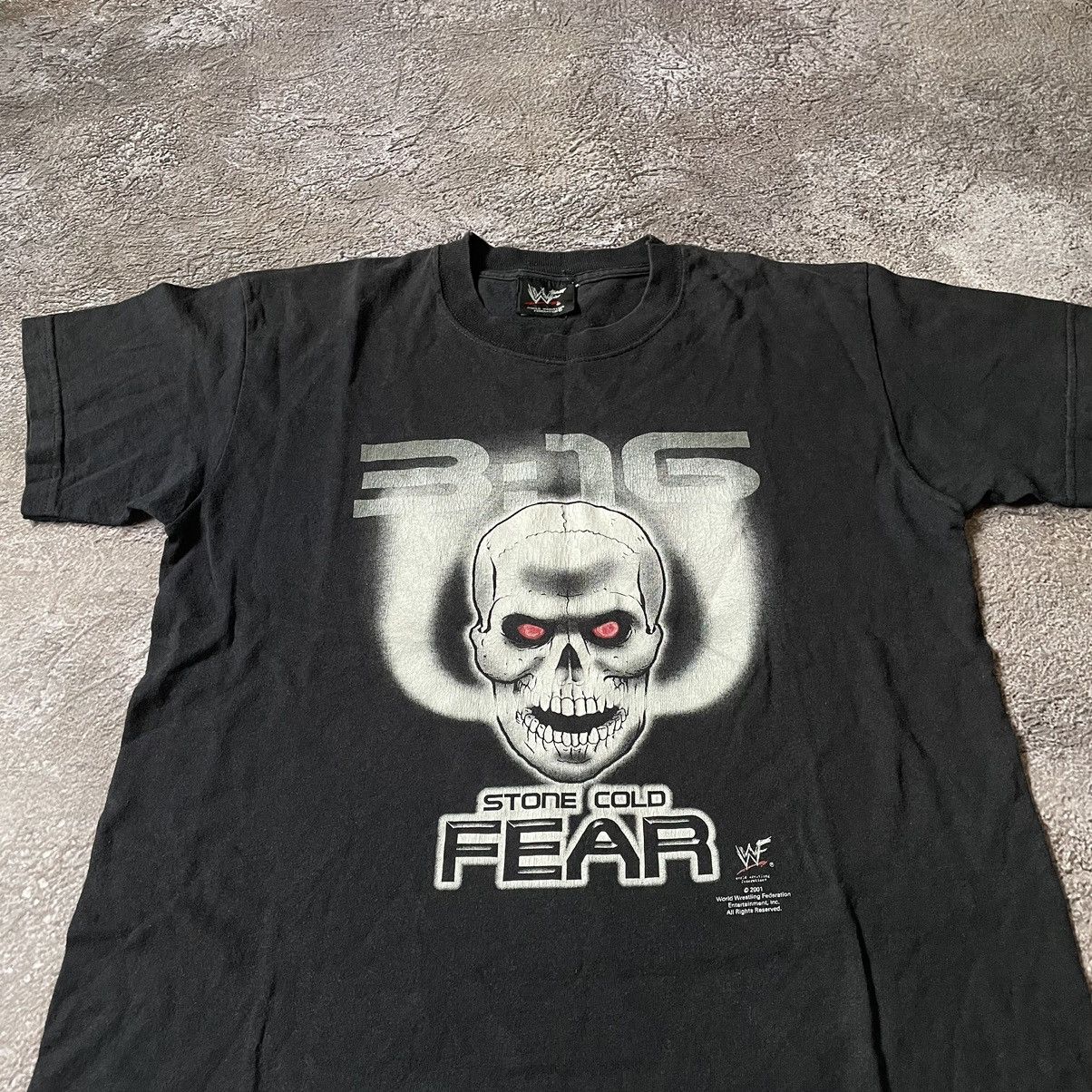 Vintage Vintage Y2K Sun Faded Graphic Tee Skeleton Face Grunge S Size US S / EU 44-46 / 1 - 5 Thumbnail