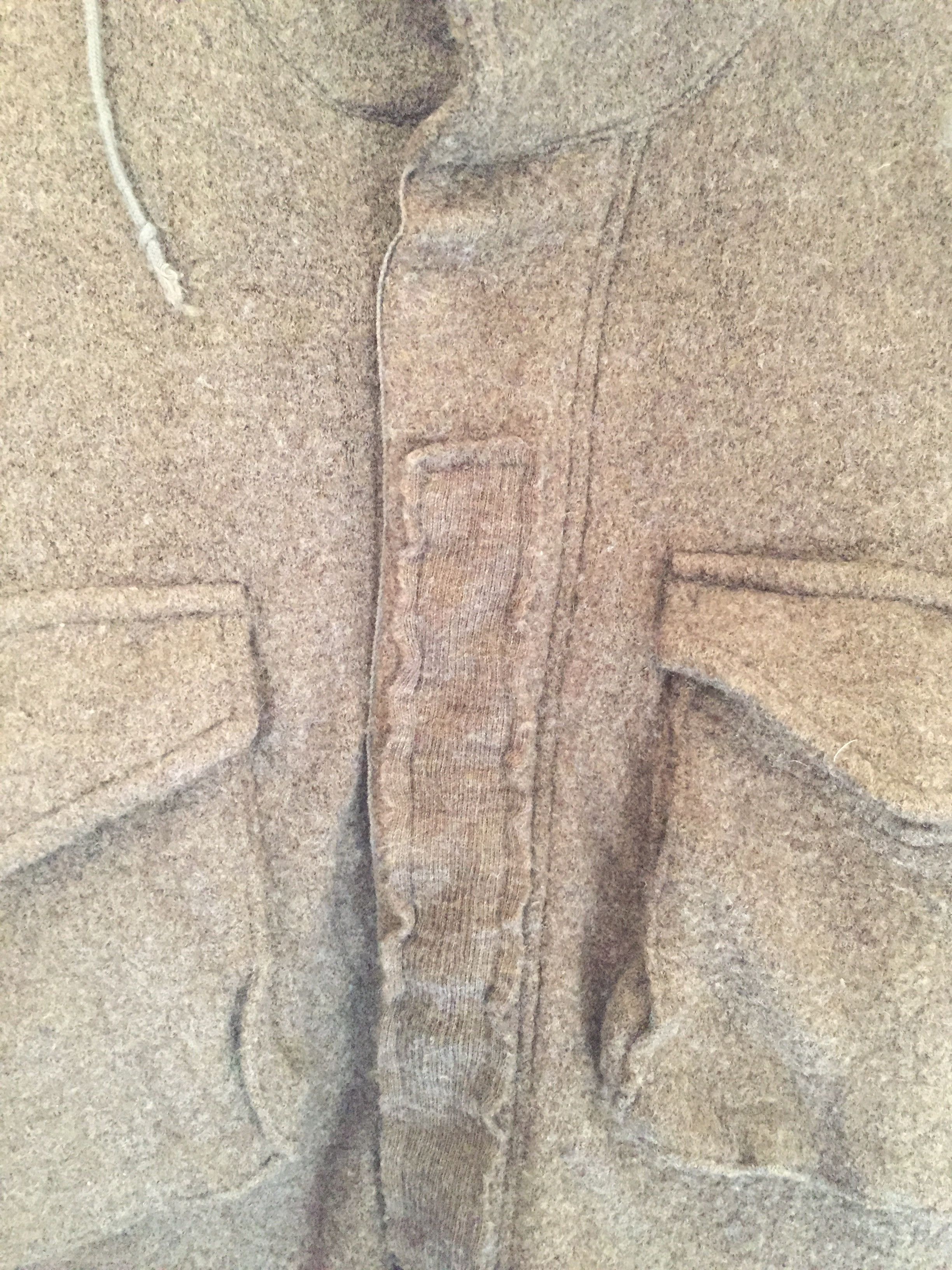 CABANE de ZUCCa M65 olive wool blend multibutton hoodie jacket Size US M / EU 48-50 / 2 - 6 Thumbnail
