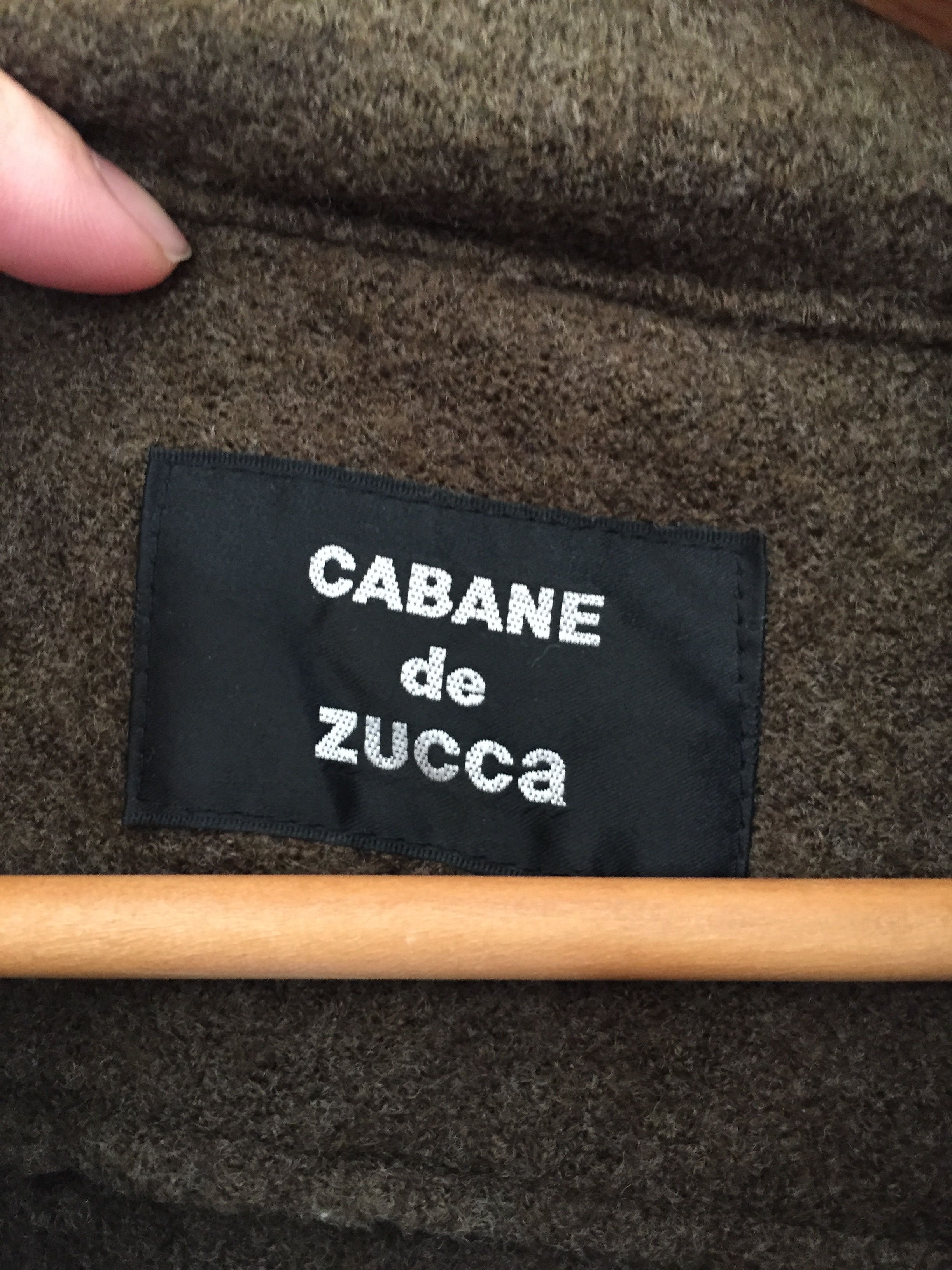 CABANE de ZUCCa M65 olive wool blend multibutton hoodie jacket Size US M / EU 48-50 / 2 - 11 Thumbnail