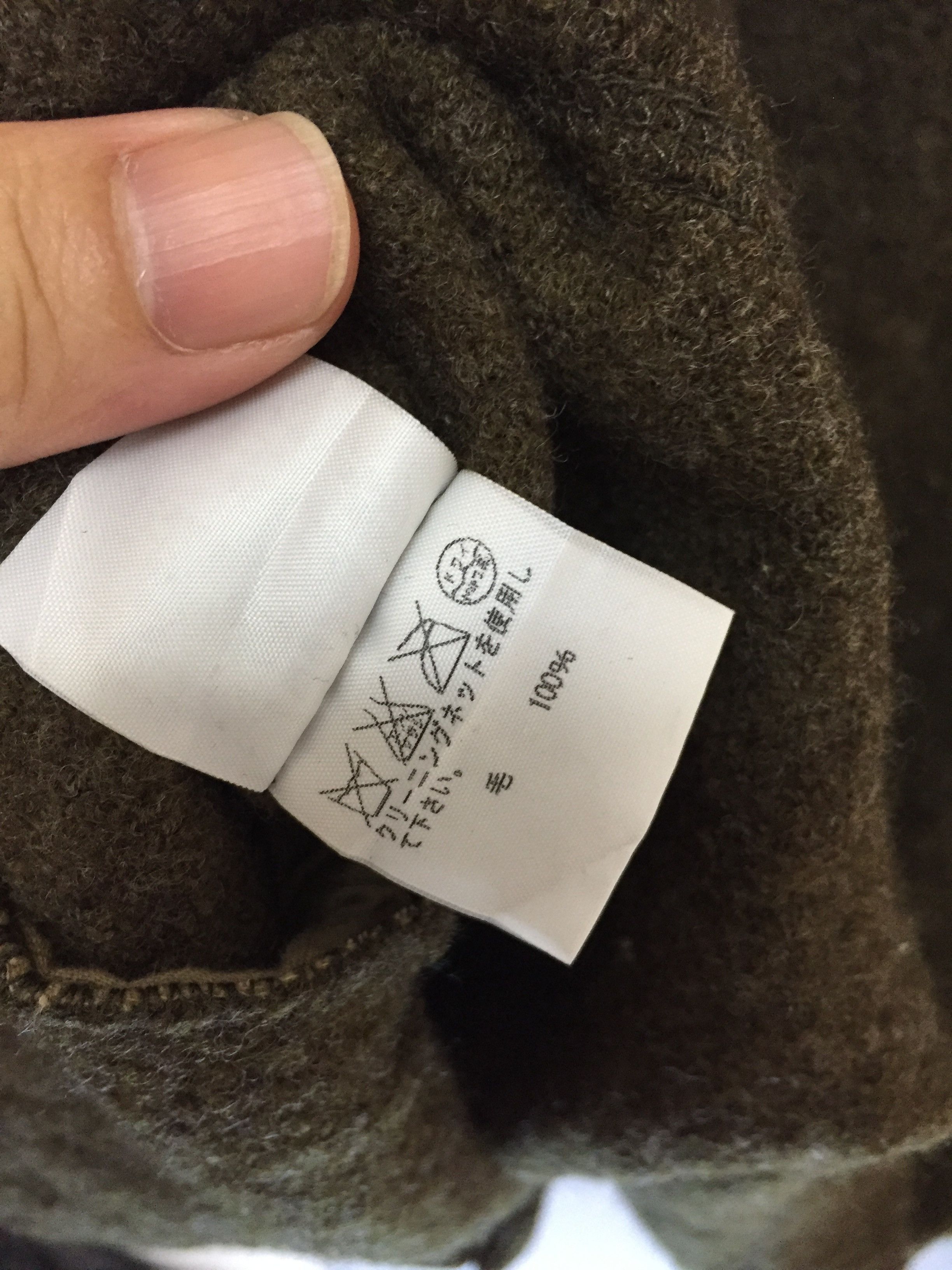 CABANE de ZUCCa M65 olive wool blend multibutton hoodie jacket Size US M / EU 48-50 / 2 - 13 Thumbnail