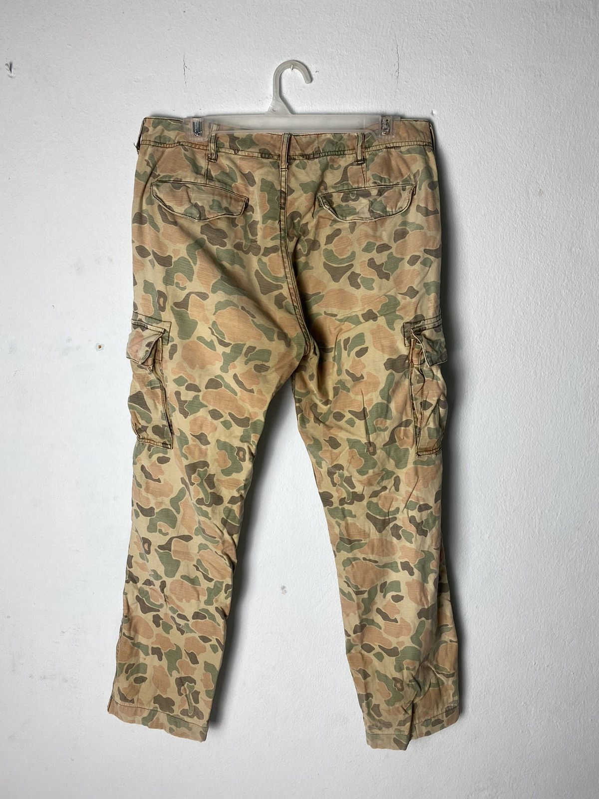 Japanese Brand × Vintage Vintage Camo Cargo Pant Tactical Pocket Size US 31 - 10 Thumbnail