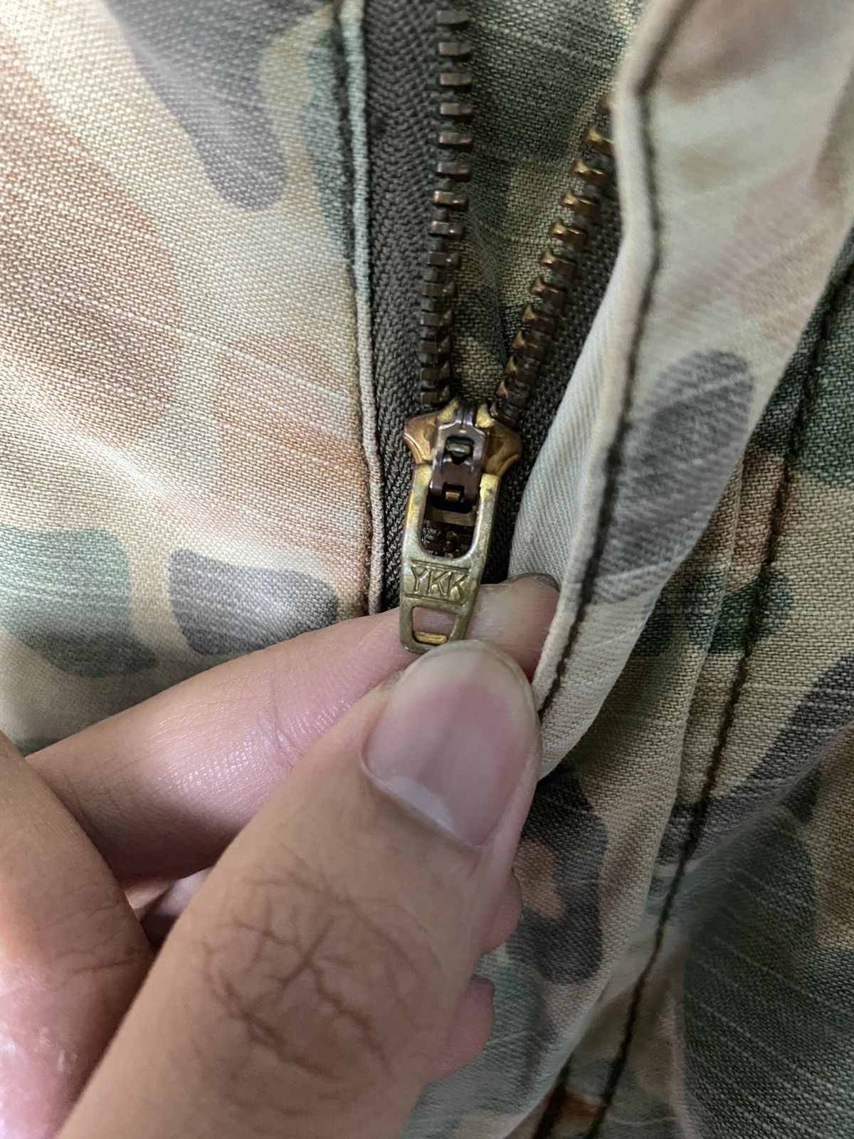 Japanese Brand × Vintage Vintage Camo Cargo Pant Tactical Pocket Size US 31 - 9 Thumbnail