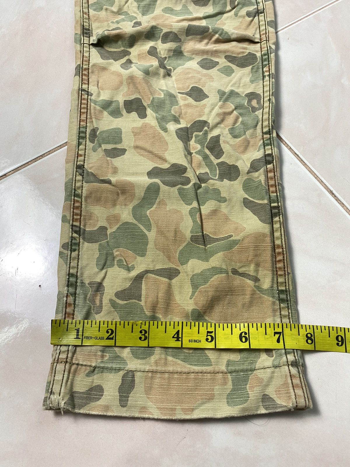 Japanese Brand × Vintage Vintage Camo Cargo Pant Tactical Pocket Size US 31 - 18 Thumbnail