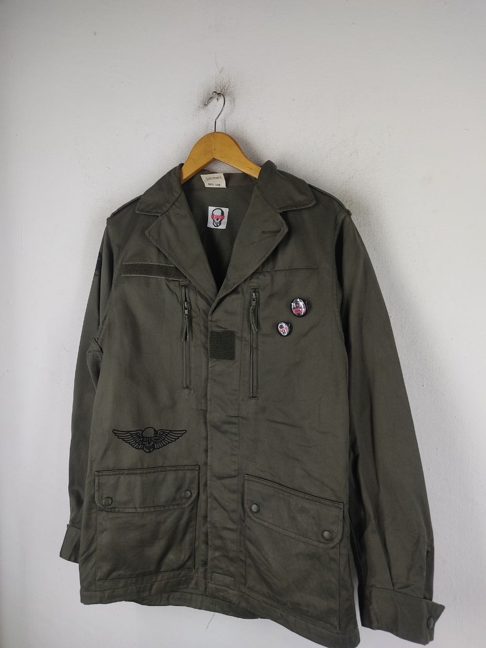 Vintage Vintage RFFR Socovet Military Jacket Size US L / EU 52-54 / 3 - 4 Thumbnail