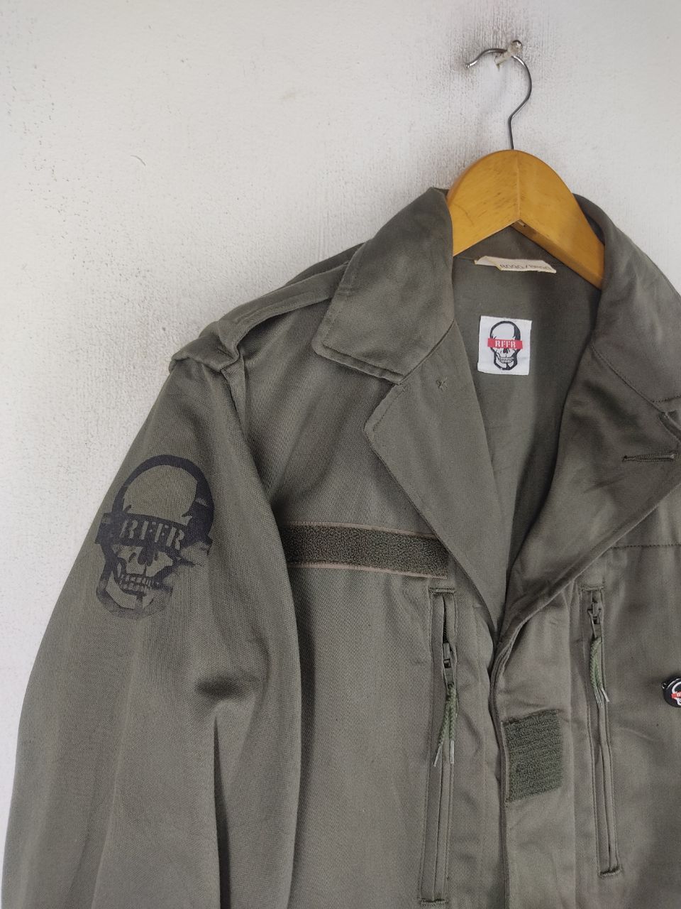 Vintage Vintage RFFR Socovet Military Jacket Size US L / EU 52-54 / 3 - 3 Thumbnail