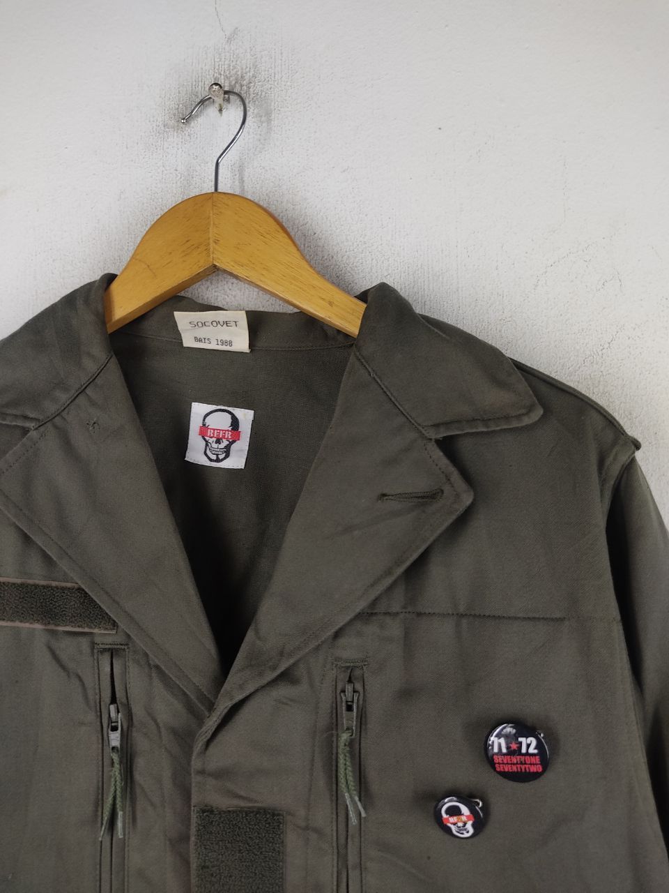 Vintage Vintage RFFR Socovet Military Jacket Size US L / EU 52-54 / 3 - 5 Thumbnail
