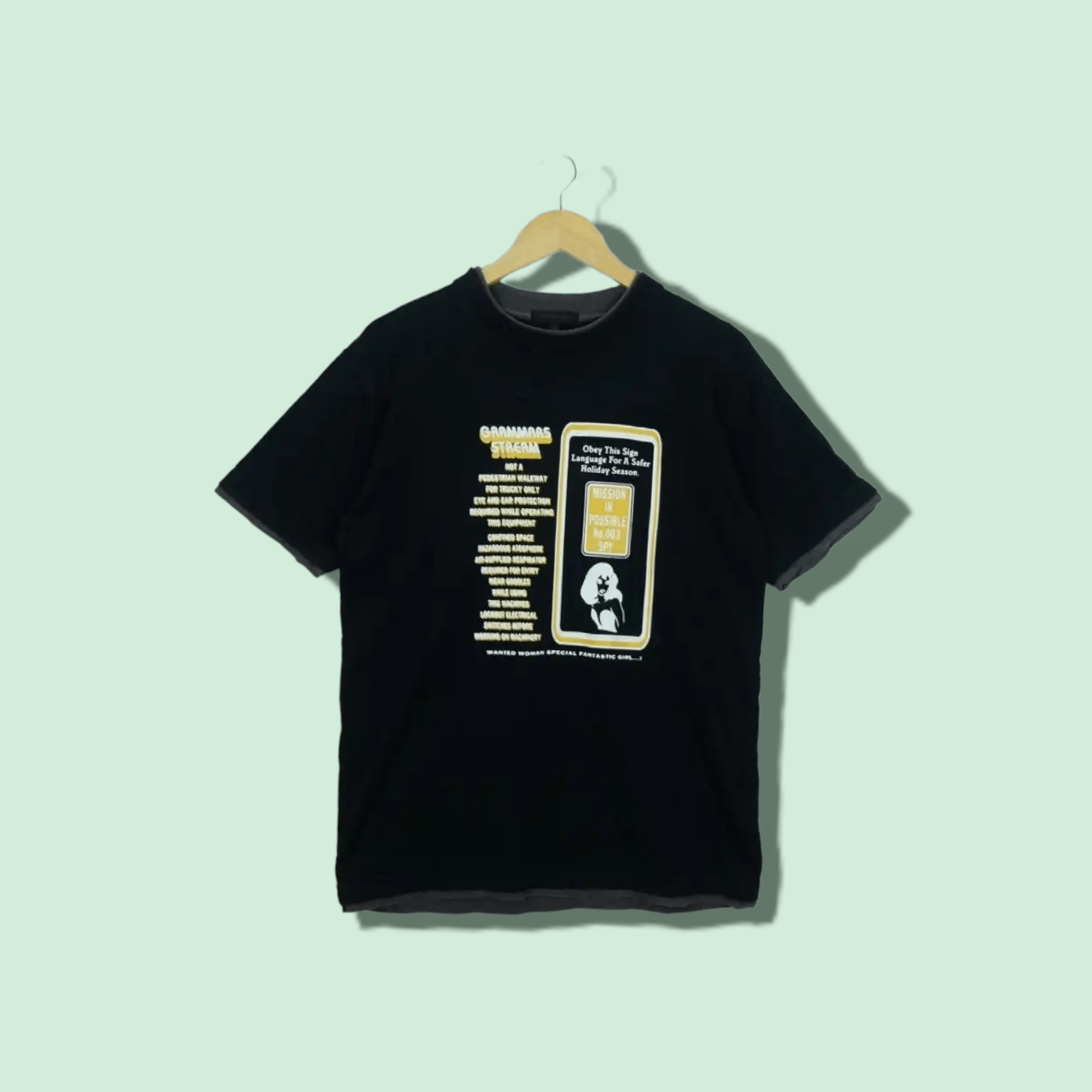 Japanese Brand PRIMAL POINT Japanese Graphic T Shirt Size US L / EU 52-54 / 3 - 1 Thumbnail