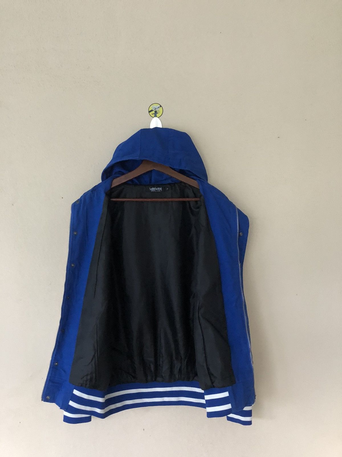 Japanese Brand MINO WASH OLD STADIUM JUMPER STYLE JACKET HOODED Size US L / EU 52-54 / 3 - 5 Thumbnail