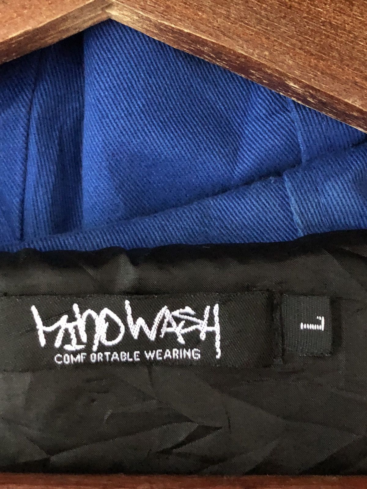 Japanese Brand MINO WASH OLD STADIUM JUMPER STYLE JACKET HOODED Size US L / EU 52-54 / 3 - 6 Thumbnail