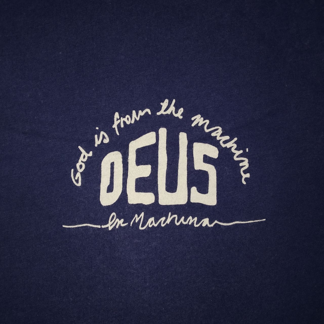 Deus Ex Machina Rare!! Deus Ex Machina Old Style Motorcycle Plain Tee Race Size US M / EU 48-50 / 2 - 4 Thumbnail