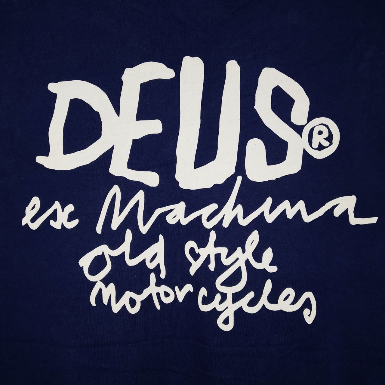 Deus Ex Machina Rare!! Deus Ex Machina Old Style Motorcycle Plain Tee Race Size US M / EU 48-50 / 2 - 5 Thumbnail