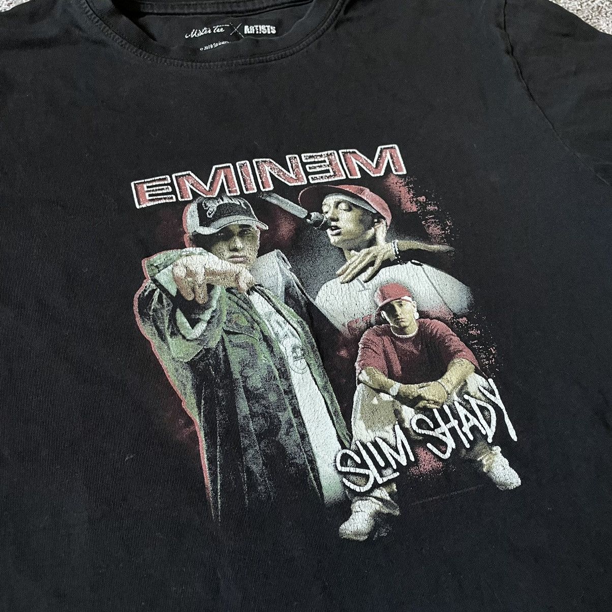 Vintage Vintage Y2K Eminem Concert Graphic Tee Black Faded Skate S Size US S / EU 44-46 / 1 - 6 Thumbnail