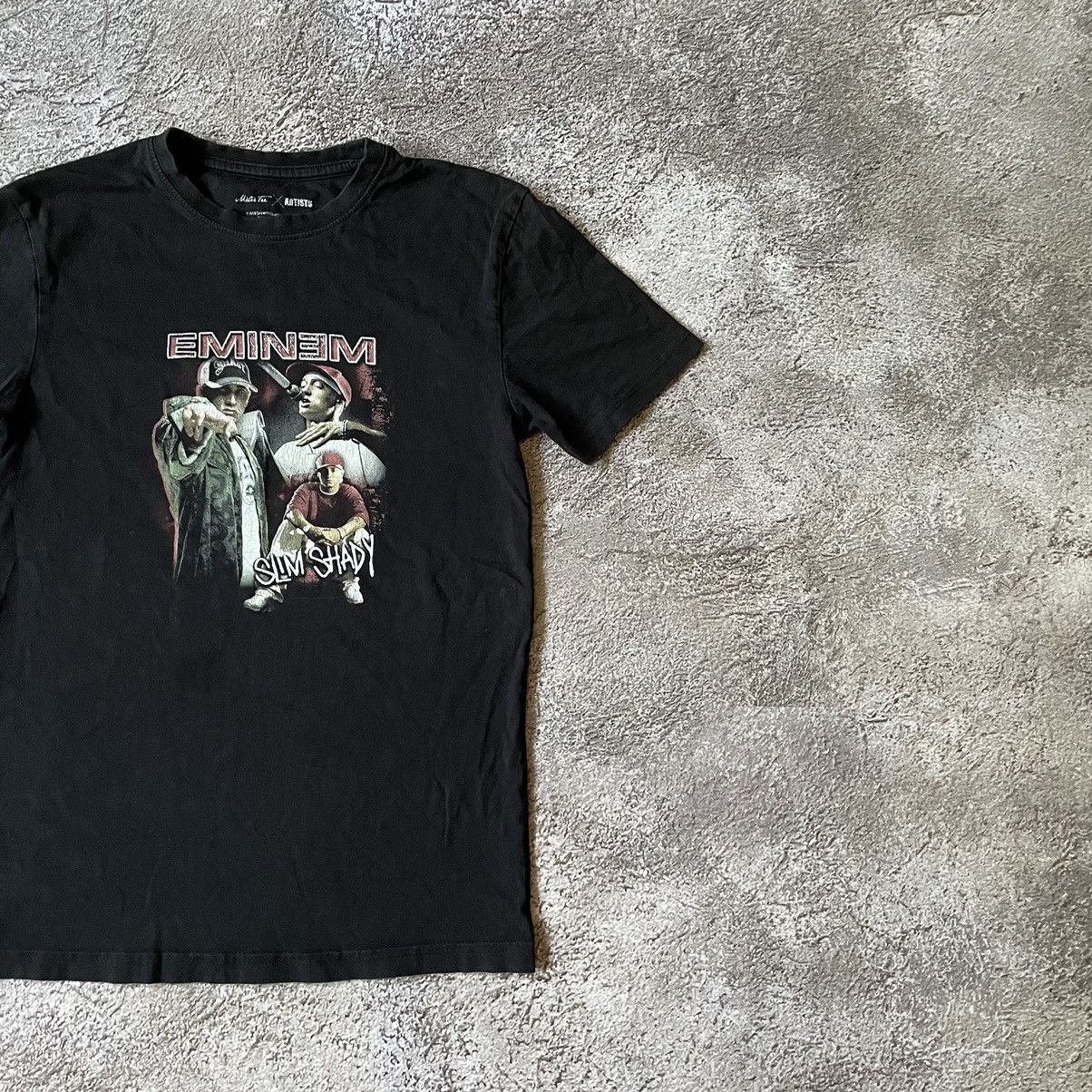 Vintage Vintage Y2K Eminem Concert Graphic Tee Black Faded Skate S Size US S / EU 44-46 / 1 - 3 Thumbnail
