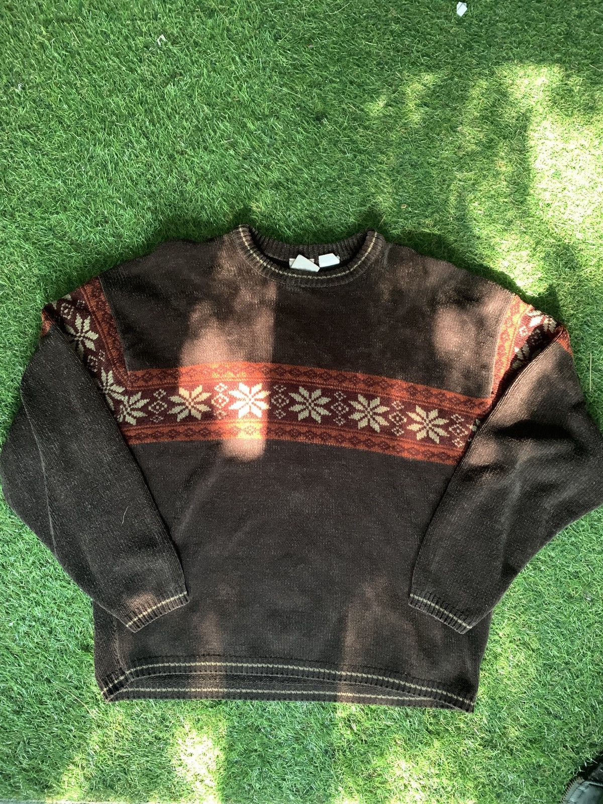 Vintage Vintage 90s knit crewneck Size US L / EU 52-54 / 3 - 1 Thumbnail