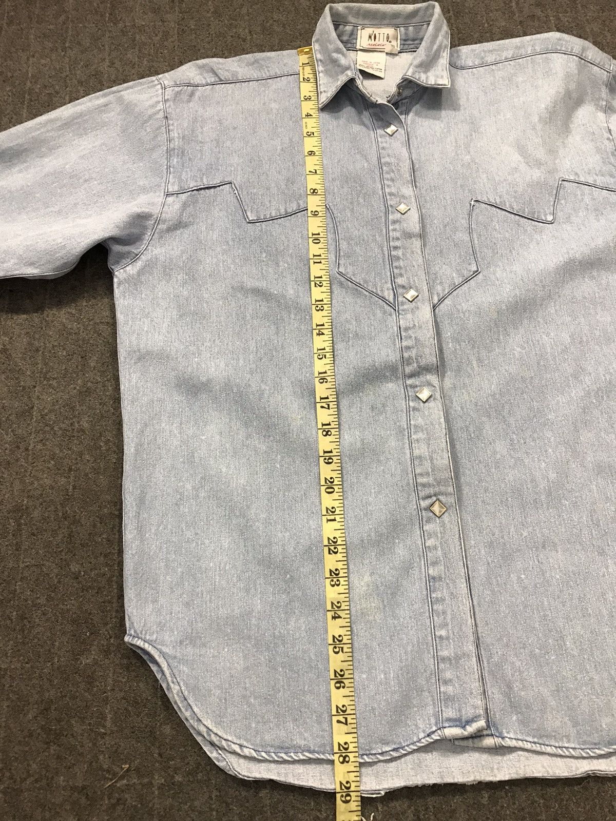 Japanese Brand × Vintage Vintage Motto Snap Button Western Jeans design Size US L / EU 52-54 / 3 - 10 Thumbnail
