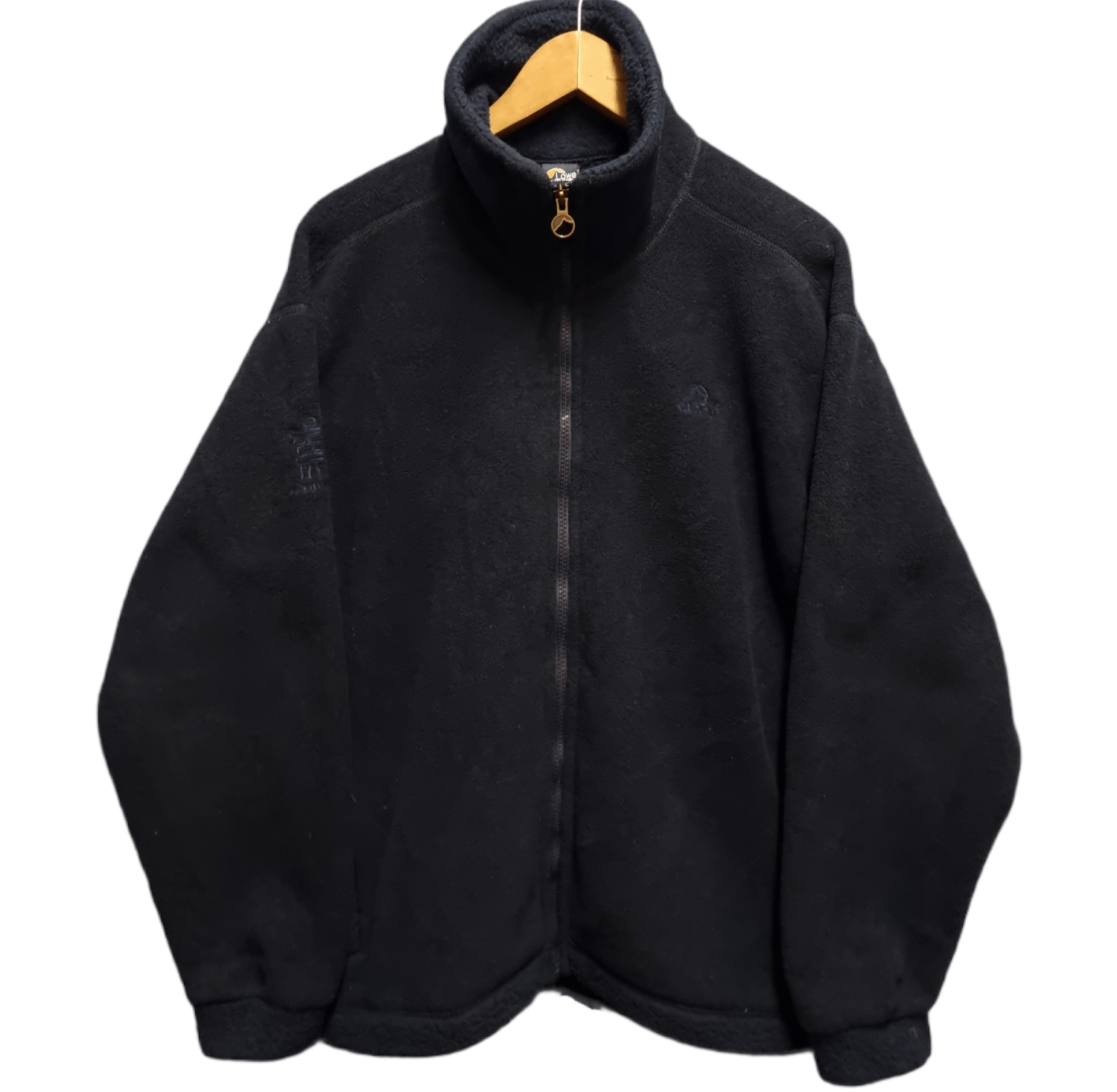 image of Lowe Alpine Zipper Fleece Jacket X Polartec in Dark Blue, Men's (Size Medium)
