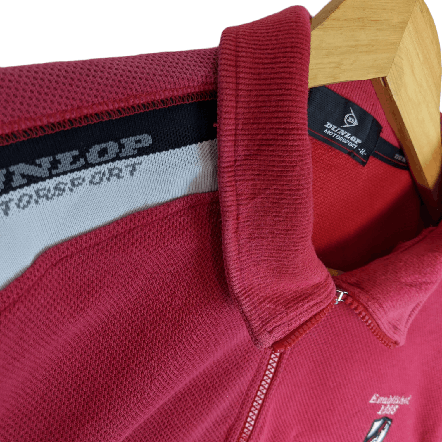 Dunlop × Japanese Brand Vintage 90's DUNLOP Motorsport Japan Jumper Sweatshirt Size US XL / EU 56 / 4 - 7 Thumbnail