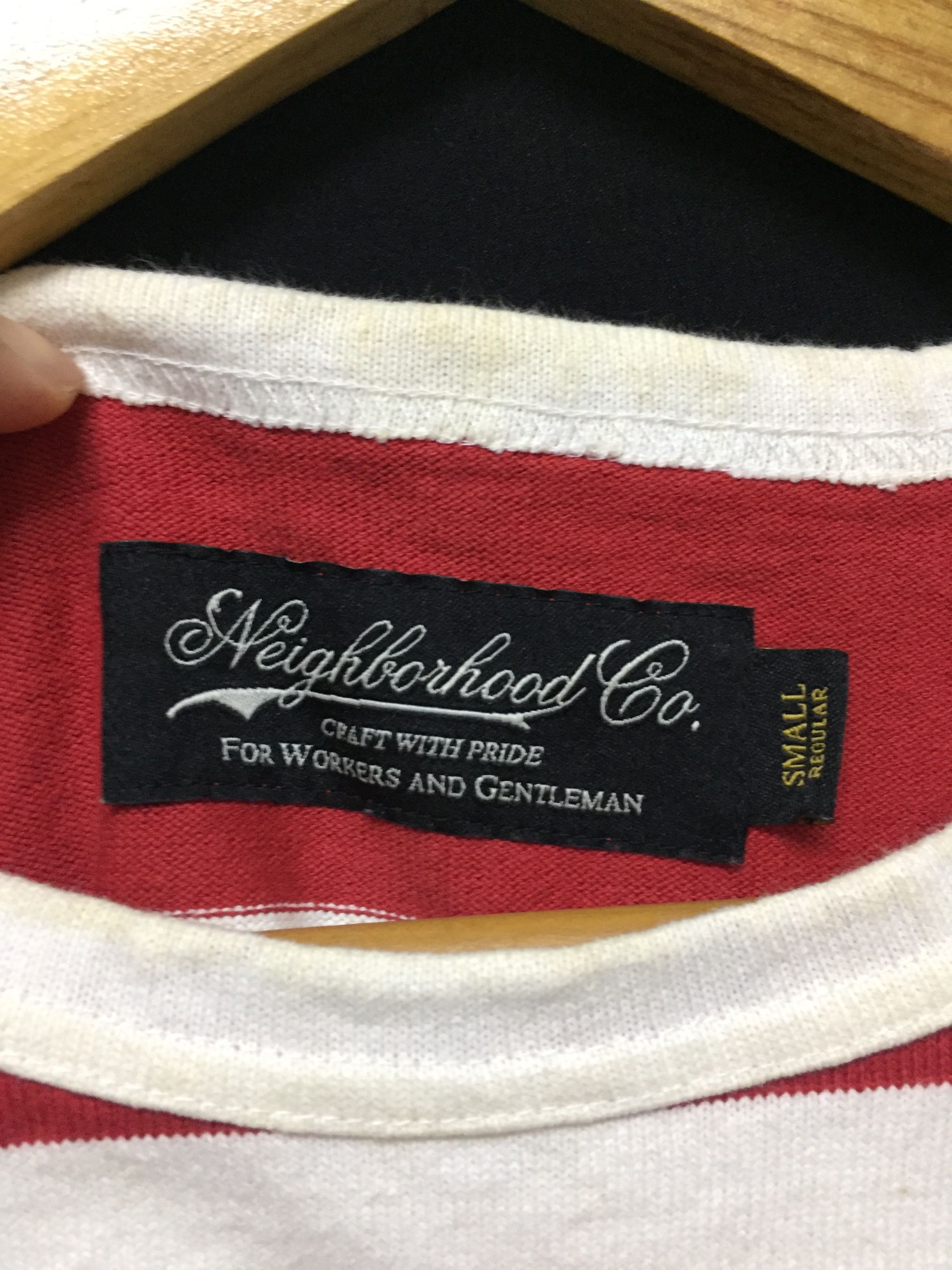 Neighborhood 2000s NHBH Border heavy cotton stripe Size US S / EU 44-46 / 1 - 9 Thumbnail