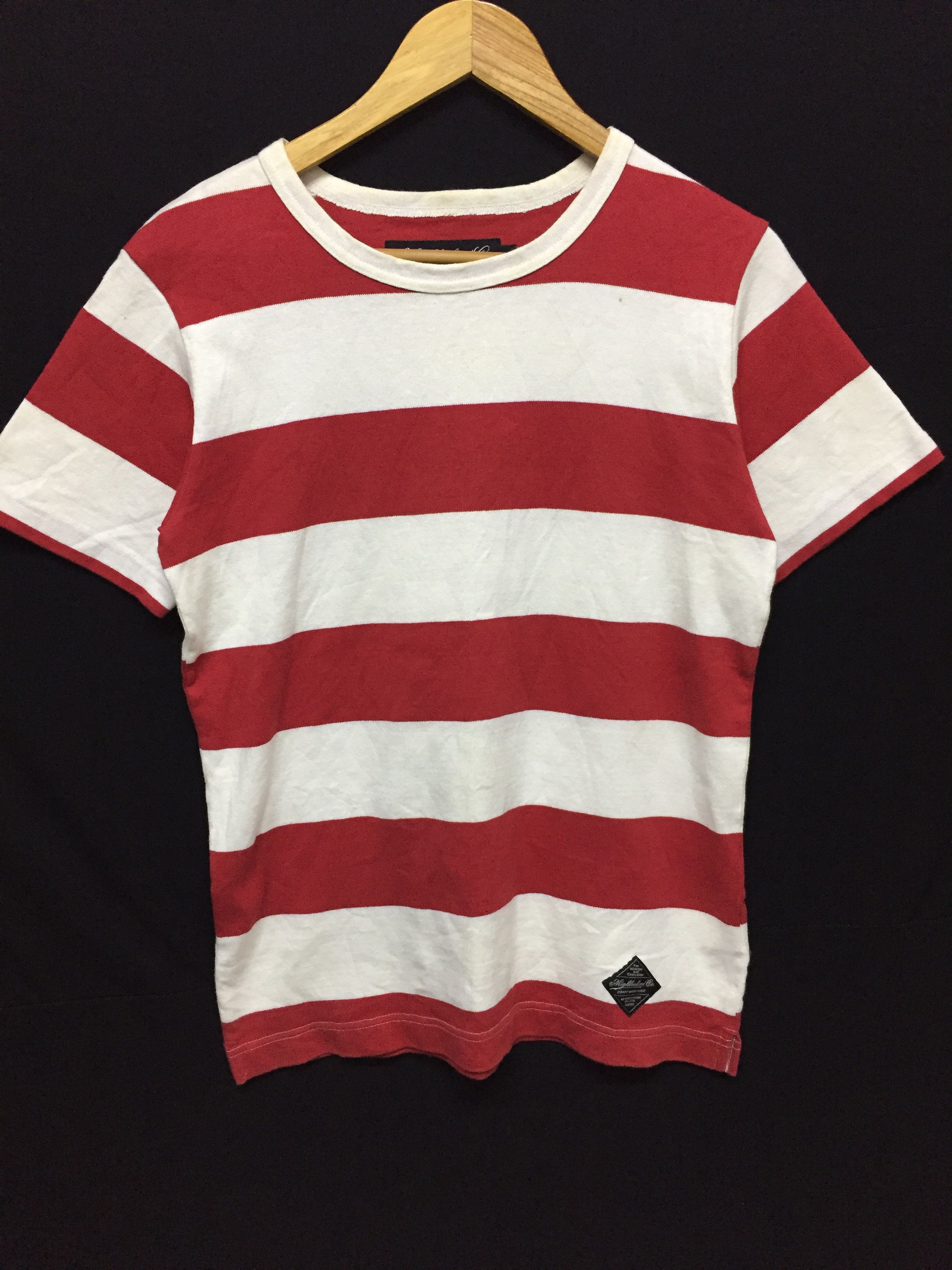 Neighborhood 2000s NHBH Border heavy cotton stripe Size US S / EU 44-46 / 1 - 2 Thumbnail