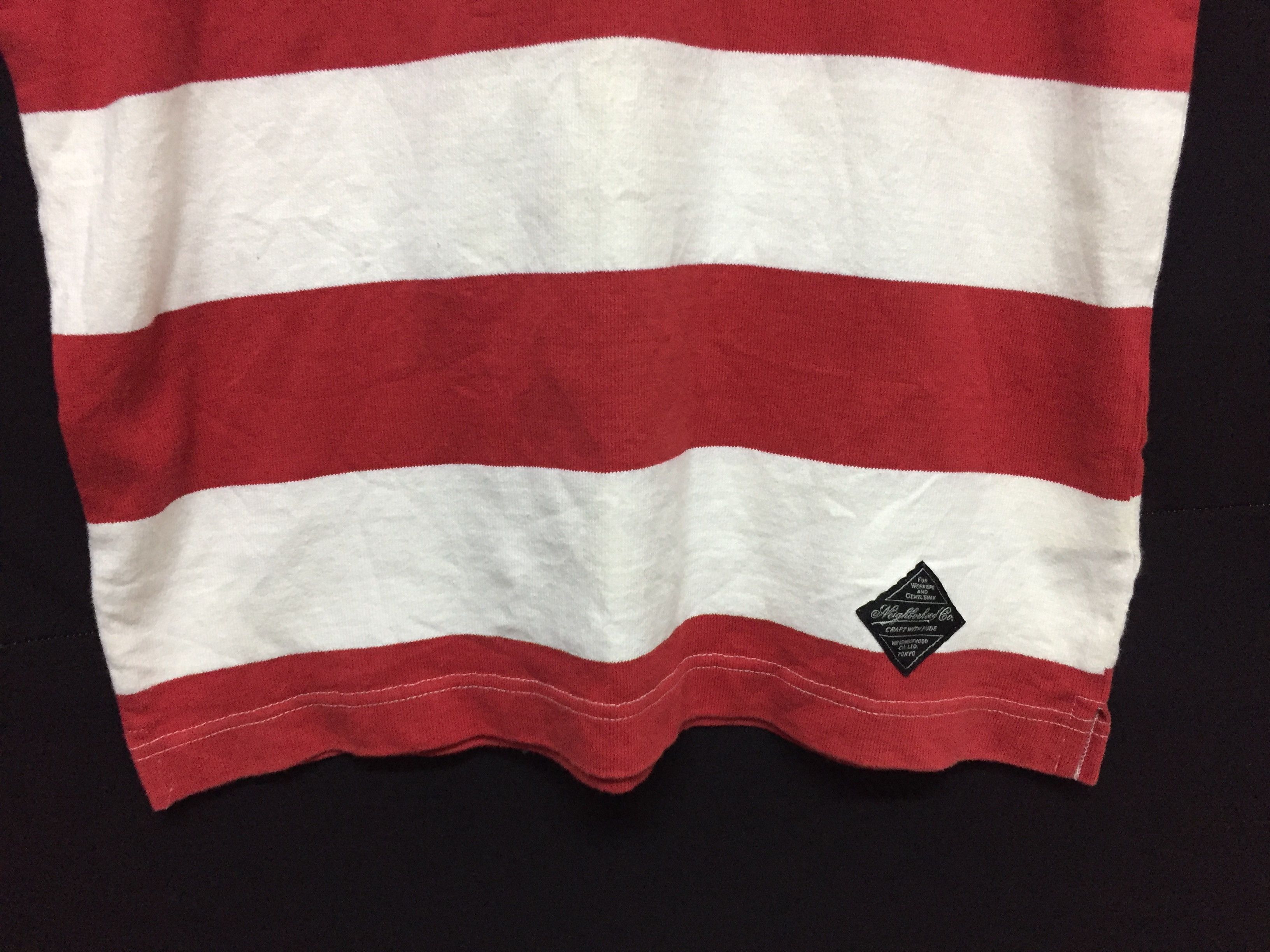 Neighborhood 2000s NHBH Border heavy cotton stripe Size US S / EU 44-46 / 1 - 4 Thumbnail