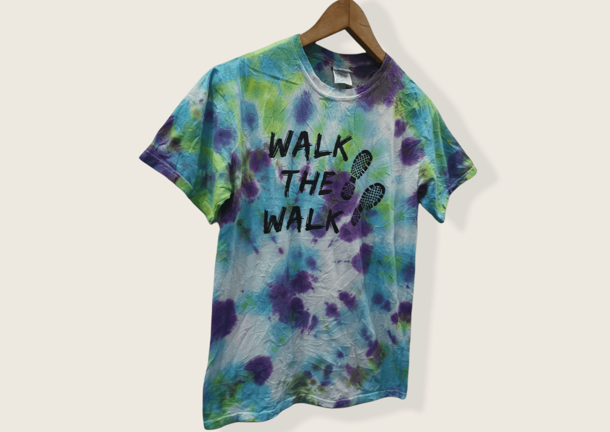 Gildan Walk The Walk Tie-Dye Shirt x Custom Size US S / EU 44-46 / 1 - 3 Thumbnail