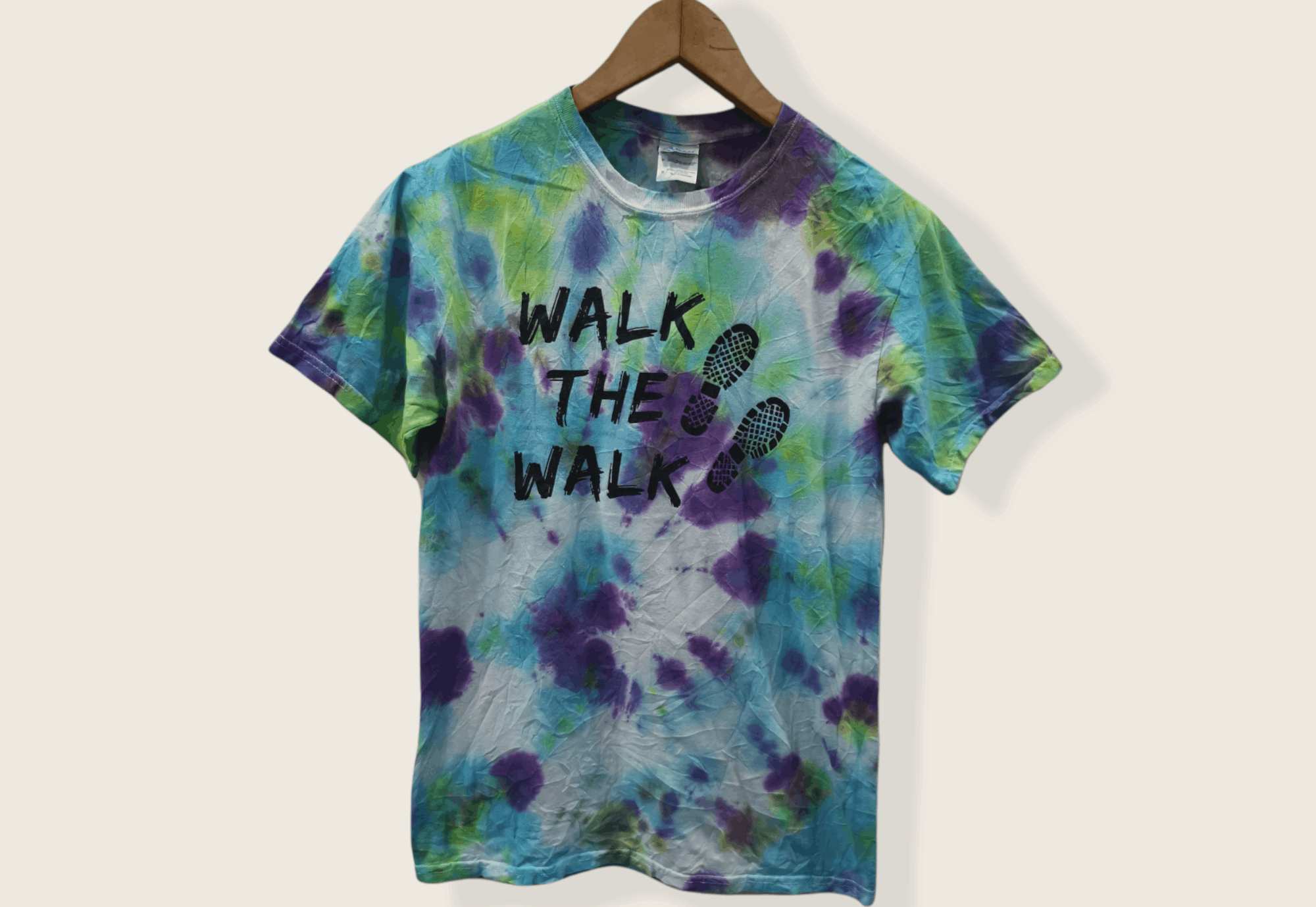 Gildan Walk The Walk Tie-Dye Shirt x Custom Size US S / EU 44-46 / 1 - 1 Thumbnail