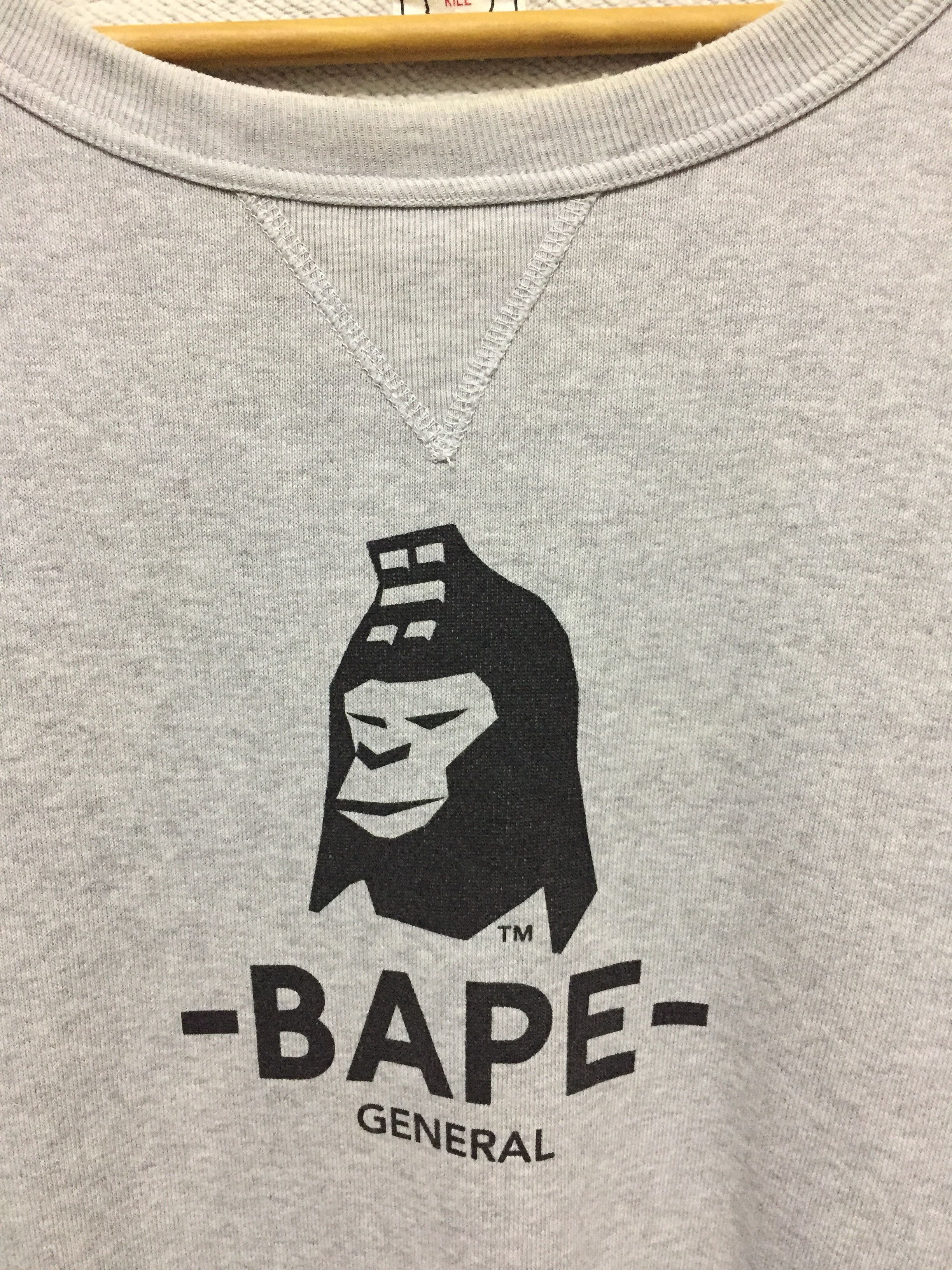Bape OG 1999 Bape general logo sweatshirt Size US M / EU 48-50 / 2 - 6 Thumbnail