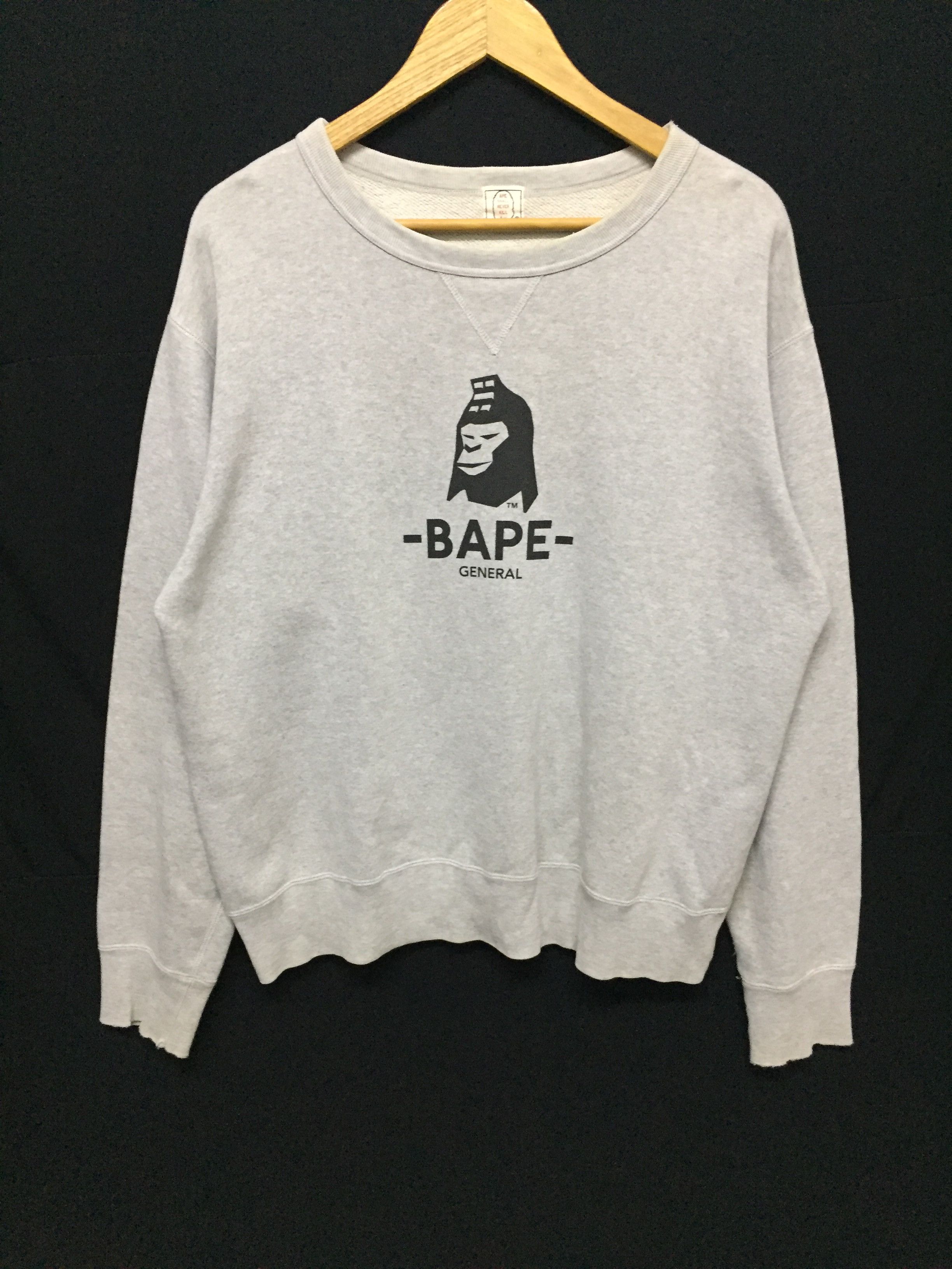 Bape OG 1999 Bape general logo sweatshirt Size US M / EU 48-50 / 2 - 4 Thumbnail