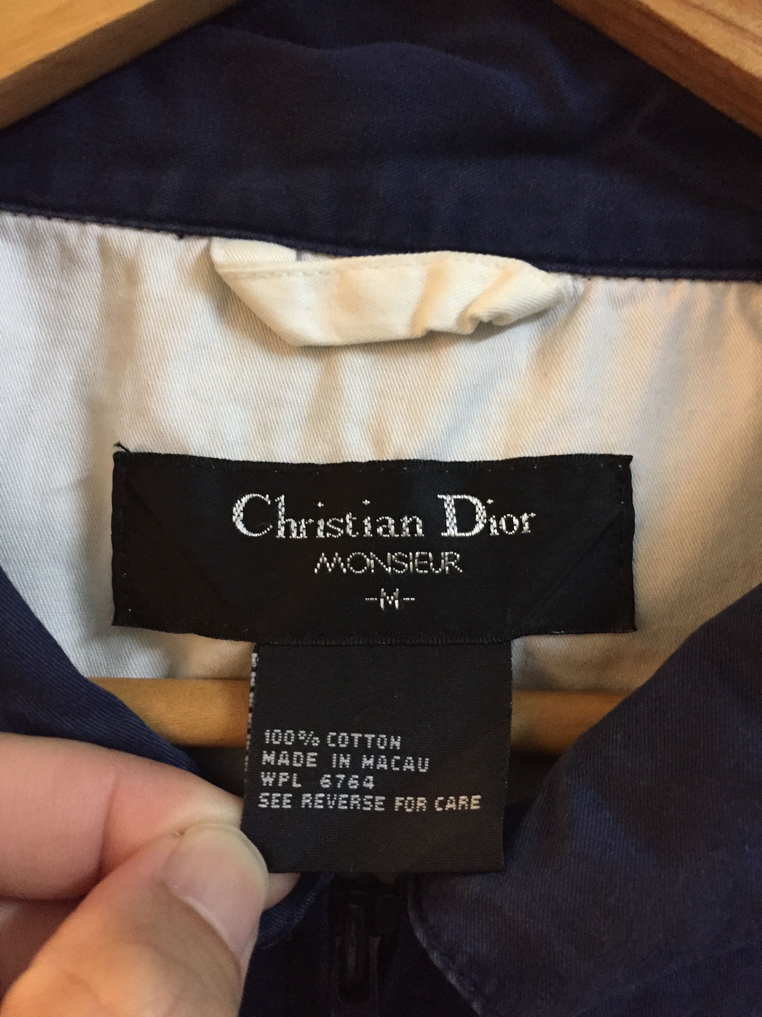 Christian Dior Monsieur Vtg Dior logo Zipper Worker jacket Size US M / EU 48-50 / 2 - 13 Thumbnail