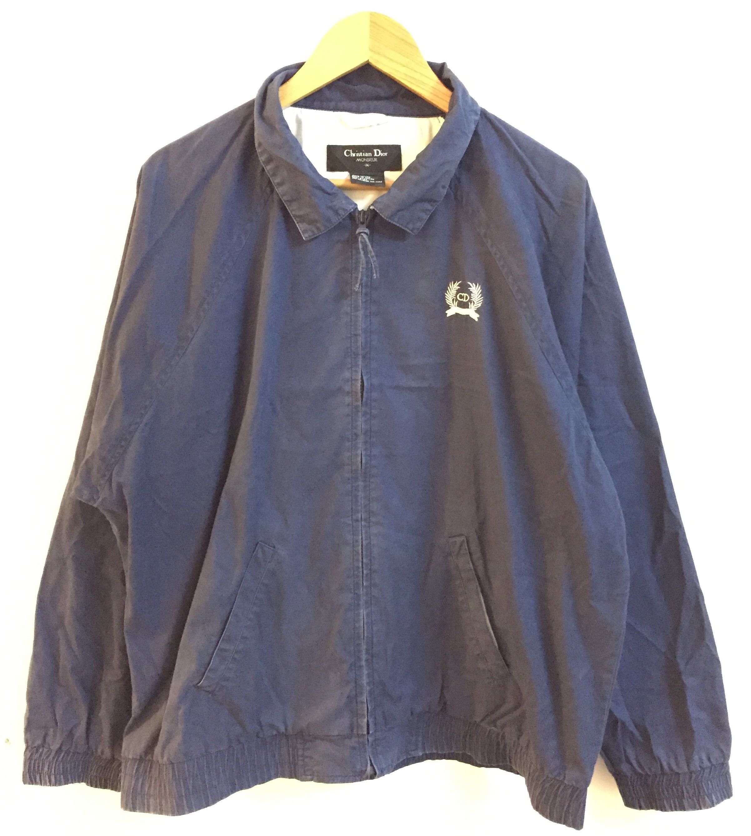 Christian Dior Monsieur Vtg Dior logo Zipper Worker jacket Size US M / EU 48-50 / 2 - 3 Thumbnail