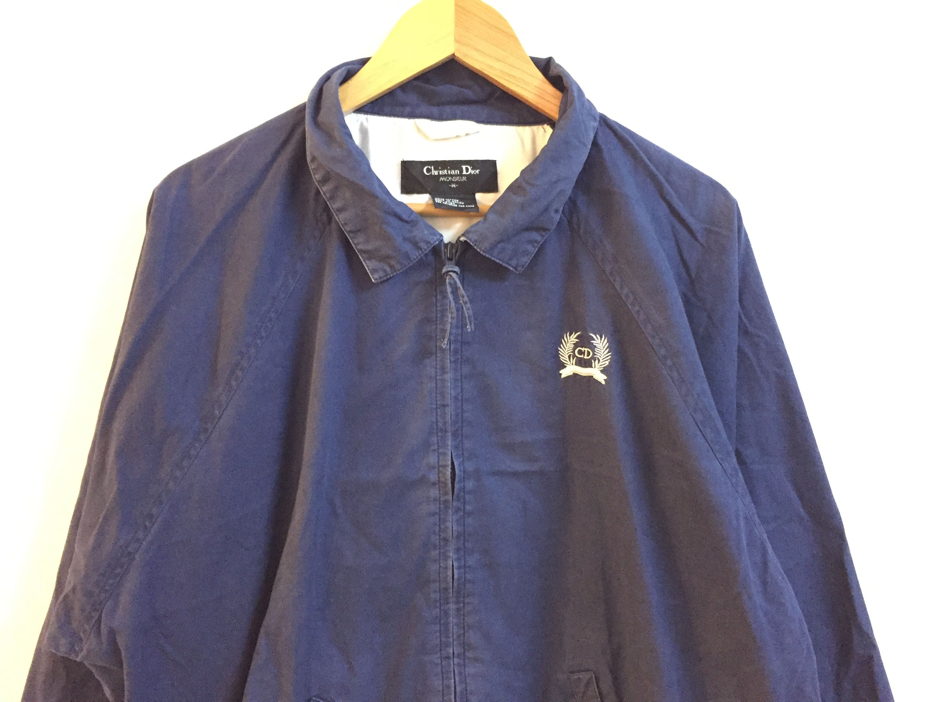 Christian Dior Monsieur Vtg Dior logo Zipper Worker jacket Size US M / EU 48-50 / 2 - 4 Thumbnail