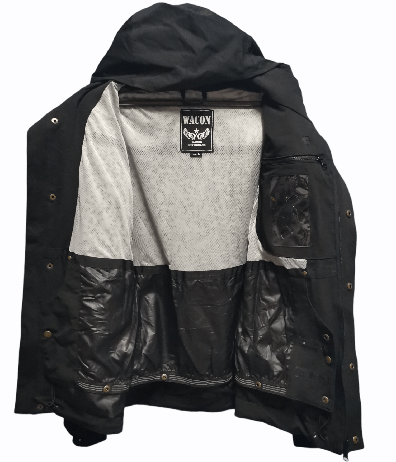 Japanese Brand Wacon Modern Snow Jacket Black x Japanese Brand Size US M / EU 48-50 / 2 - 5 Thumbnail