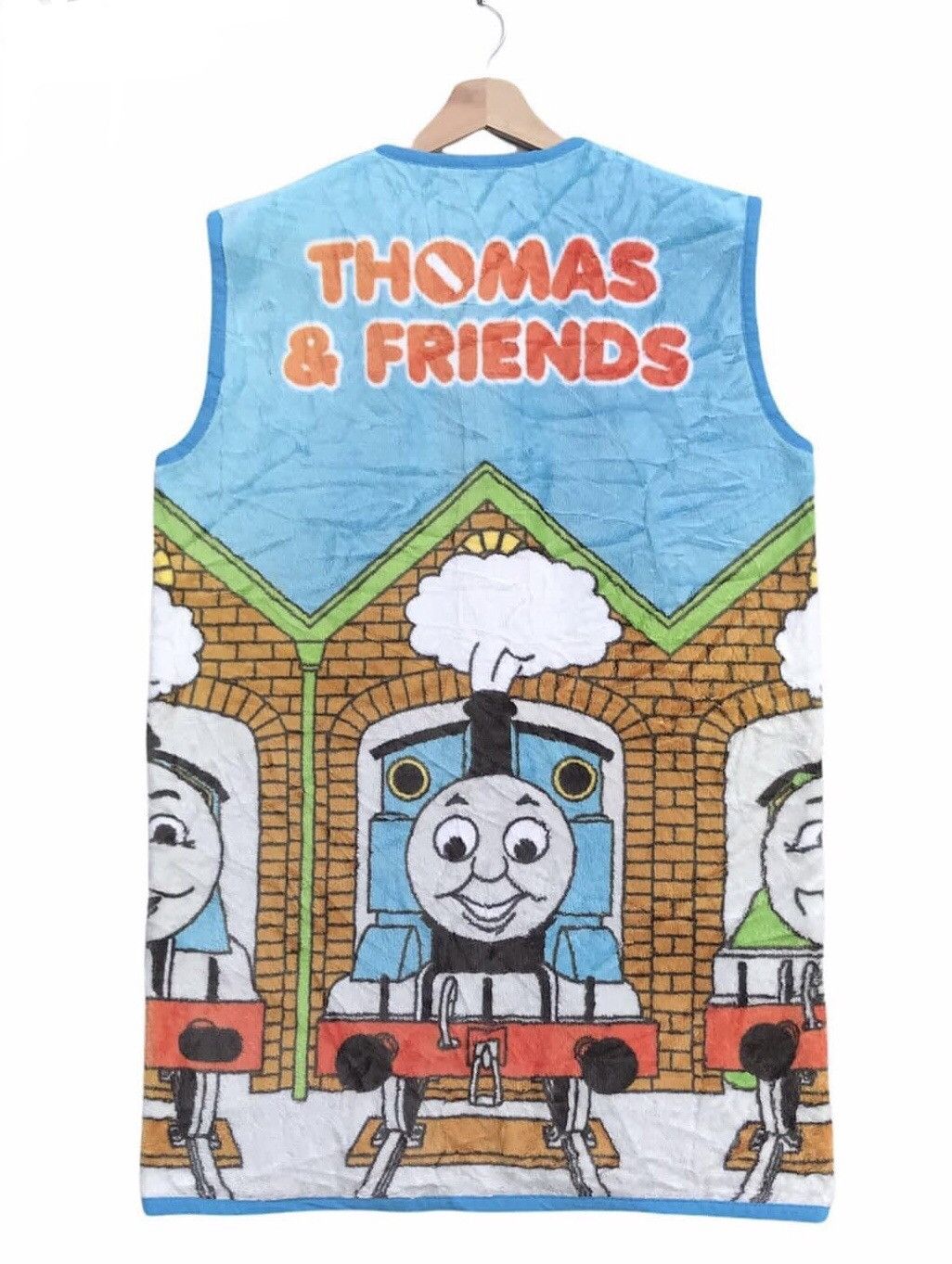 Anime 🔥Accept Binding🔥Thomas And Friends Fullprint Vests Wool Size US L / EU 52-54 / 3 - 2 Thumbnail