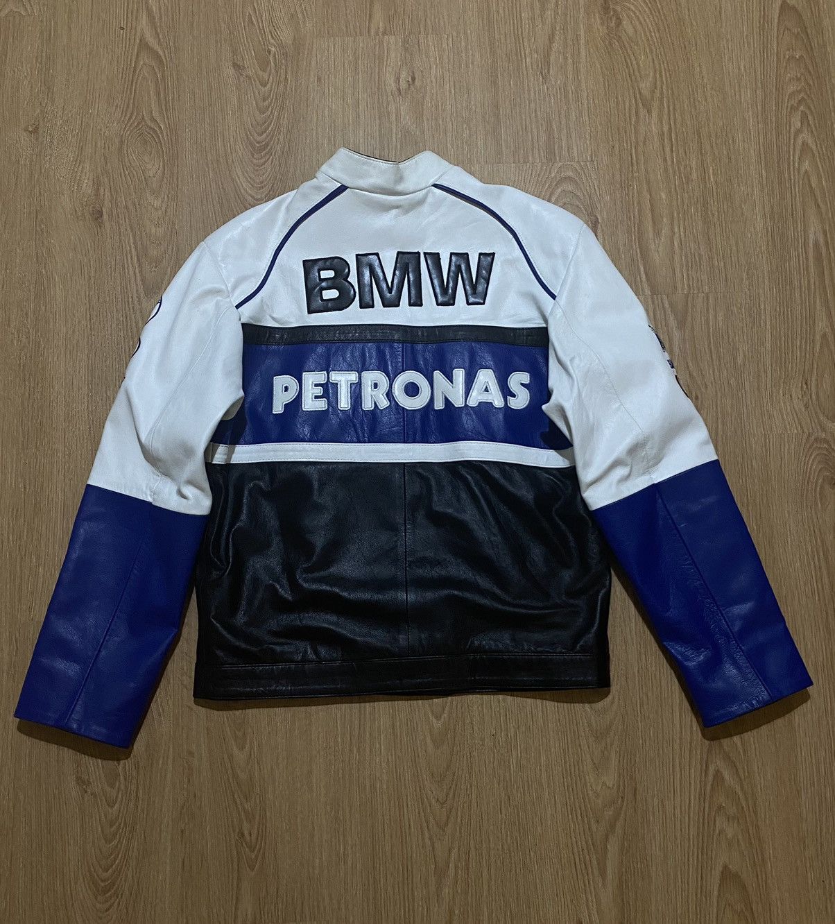 BMW BMW leather racing jacket genuine Intel Puma Michelin Size US L / EU 52-54 / 3 - 7 Thumbnail