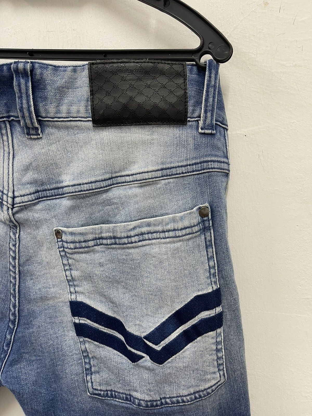 Karl Kani KARL KANI DENIM Skinny Paint Platter Distressed Jeans Pant Size US 34 / EU 50 - 9 Thumbnail