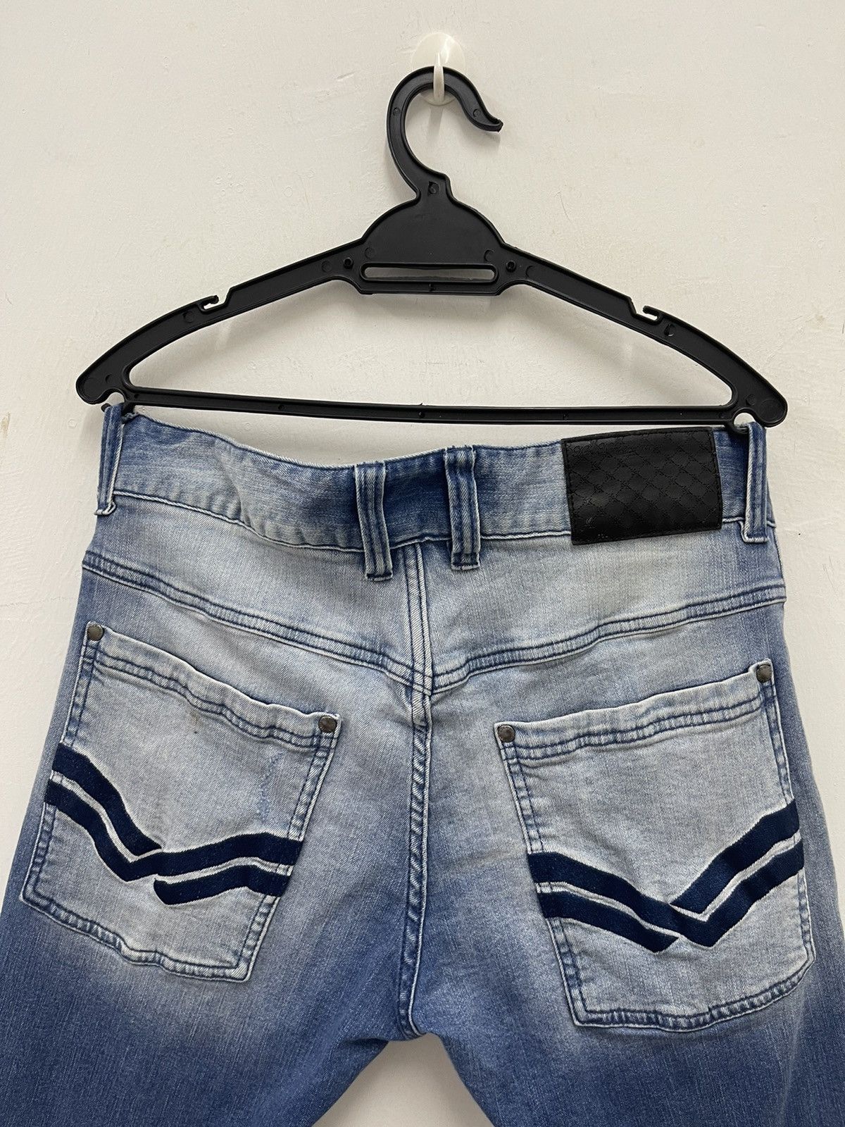 Karl Kani KARL KANI DENIM Skinny Paint Platter Distressed Jeans Pant Size US 34 / EU 50 - 8 Thumbnail