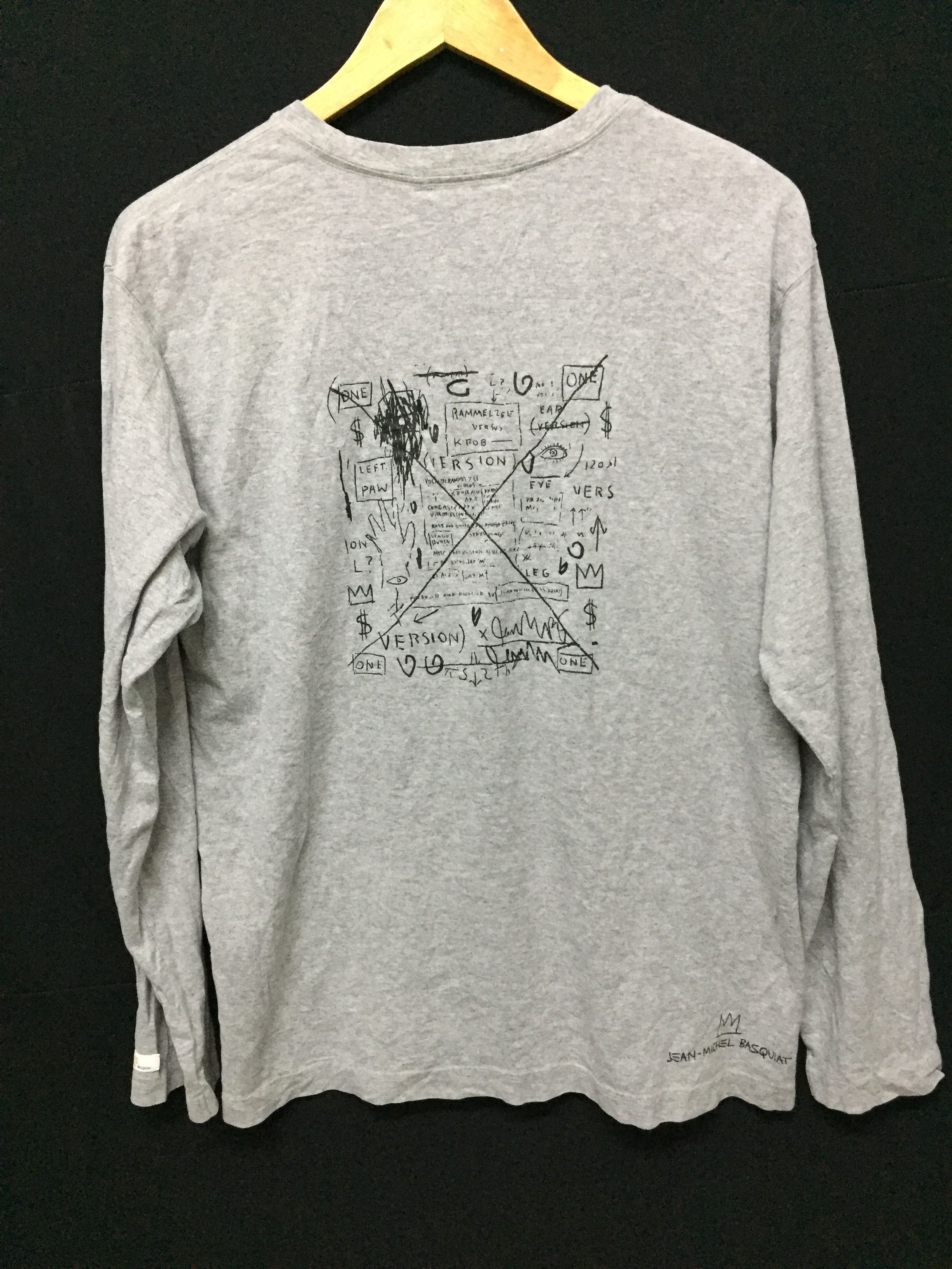 Vtg Jean Michel Basquiat LS