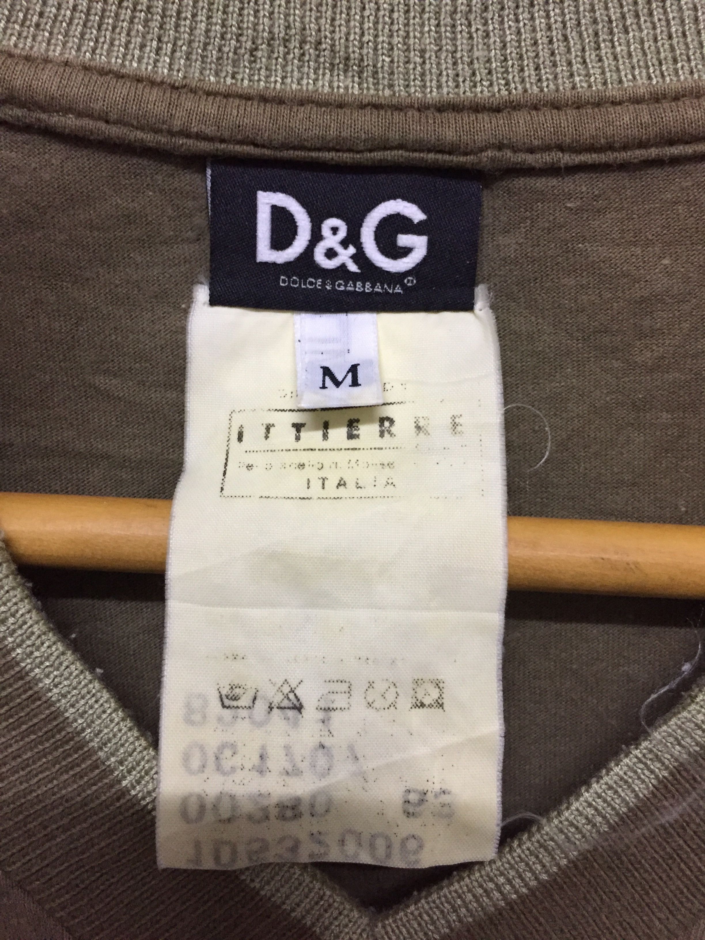 Dolce & Gabbana Vtg Dolce & Gabbana olive patch logo LS Size US M / EU 48-50 / 2 - 8 Thumbnail