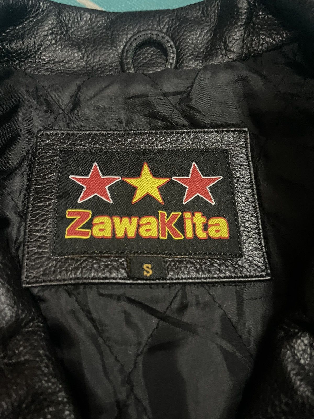 Japanese Brand Zawa kita double collar leather jacket Size US M / EU 48-50 / 2 - 3 Thumbnail