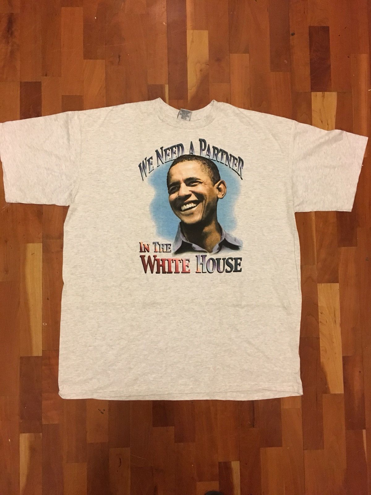 Vintage Rare President Obama tee Size US XXL / EU 58 / 5 - 1 Thumbnail