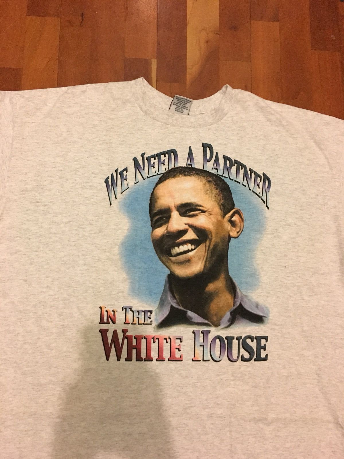 Vintage Rare President Obama tee Size US XXL / EU 58 / 5 - 2 Thumbnail