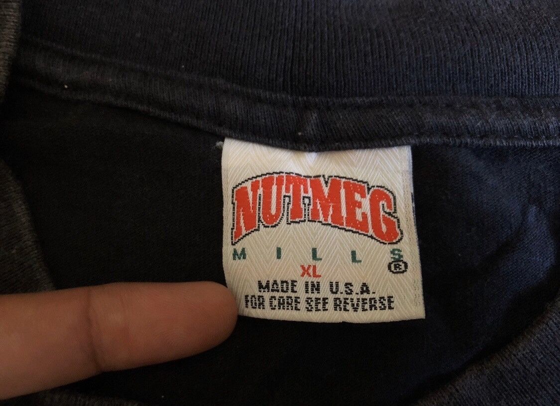 NBA Rare 90s Vintage ORLANDO MAGIC Nutmeg Mills NBA Shirt Size US XL / EU 56 / 4 - 5 Thumbnail