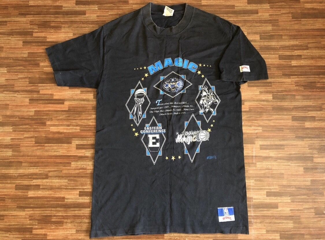 Rare 90s Vintage ORLANDO MAGIC Nutmeg Mills NBA Shirt