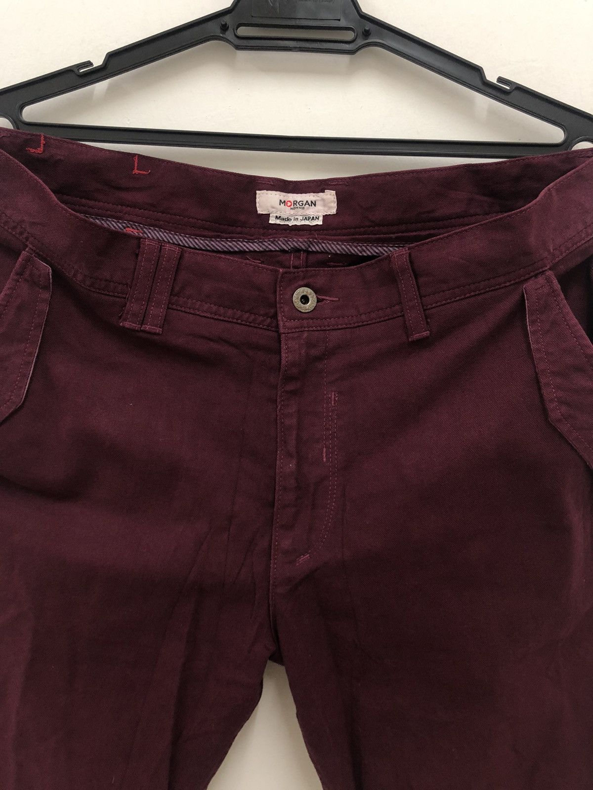 Morgan Homme Rare Vintage MORGAN HOMME Japan Cargo Pocket Trouser Pant Size US 34 / EU 50 - 5 Thumbnail